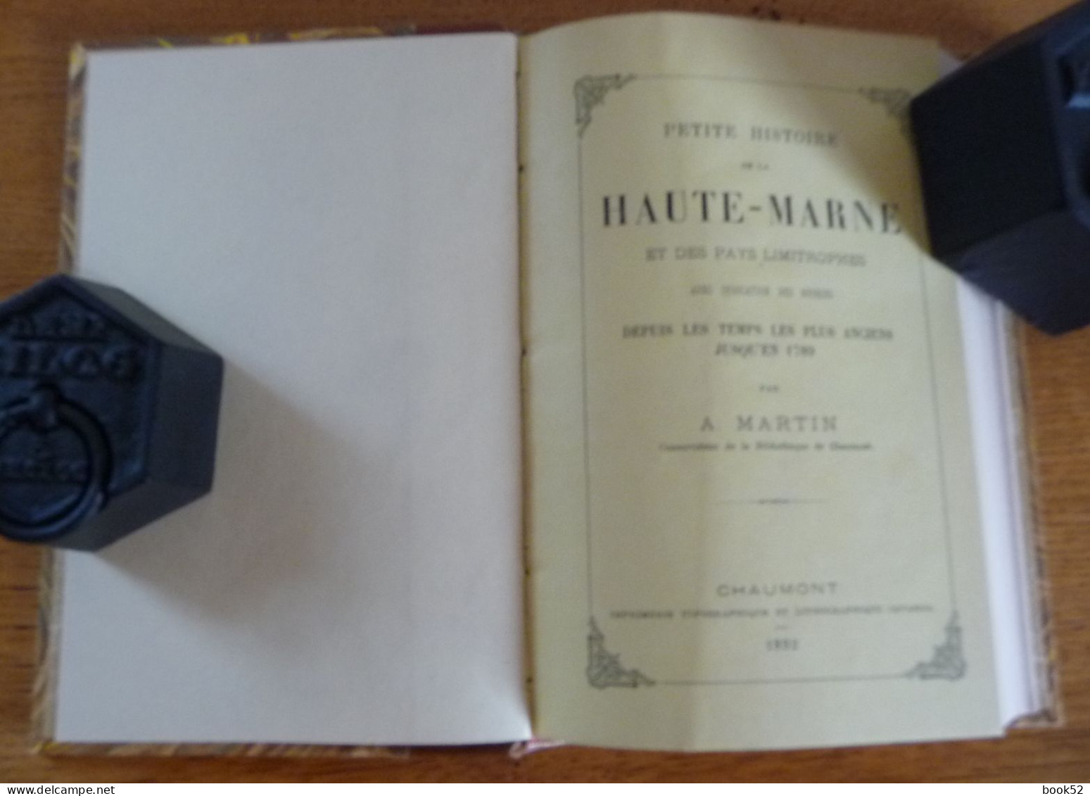 Petite Histoire De La HAUTE-MARNE Par A. Martin (1892) - Champagne - Ardenne