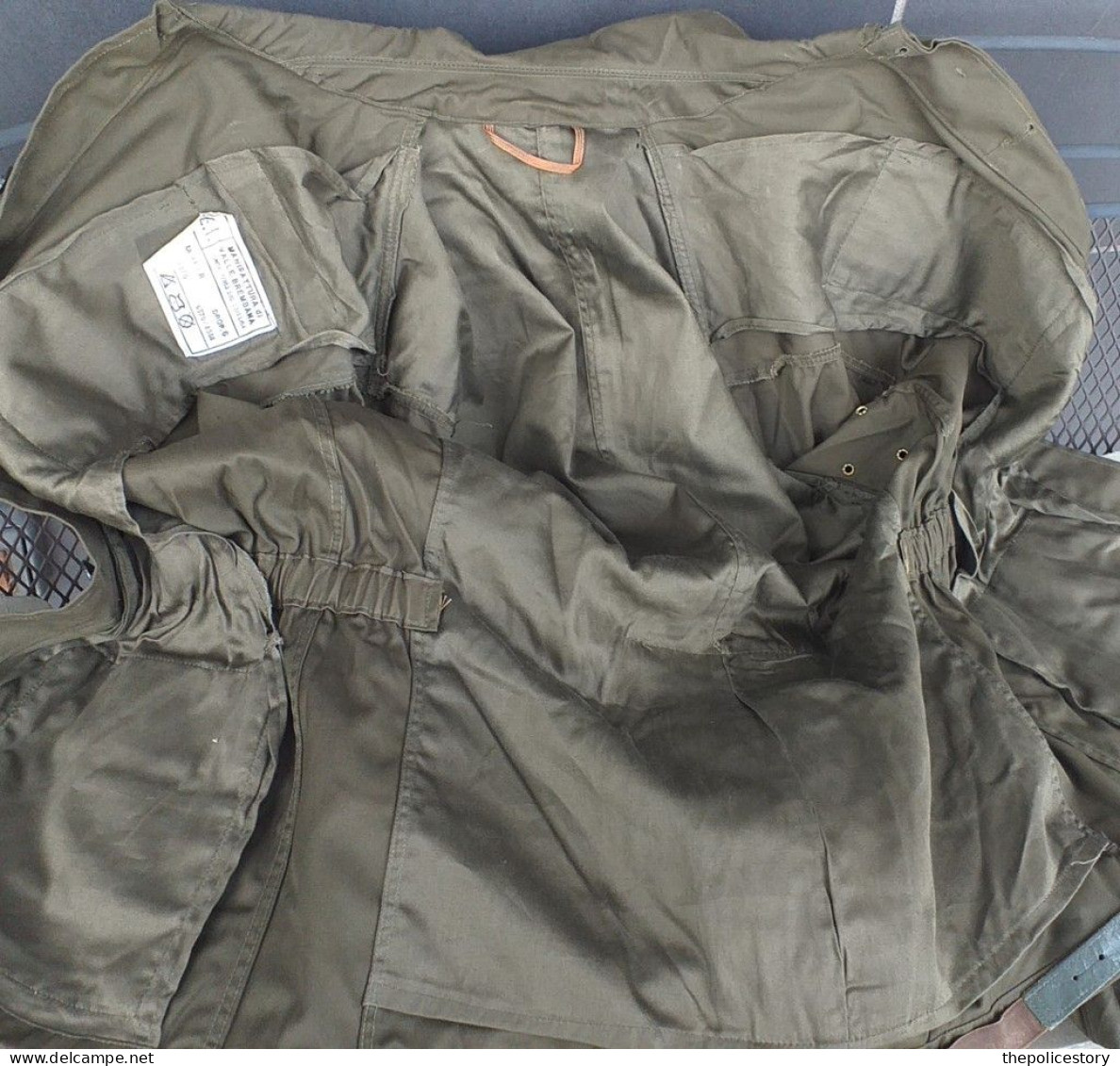 Giacca Pantaloni Mimetica Verde NATO E.I. Tg. 44 Del 1984 Nuova Originale Etichettata - Divise