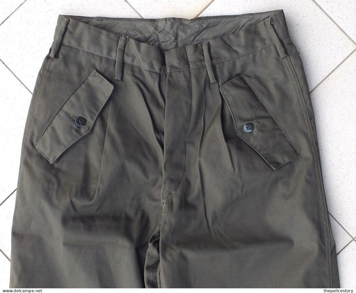 Giacca pantaloni mimetica verde NATO E.I. tg. 44 del 1984 nuova originale etichettata