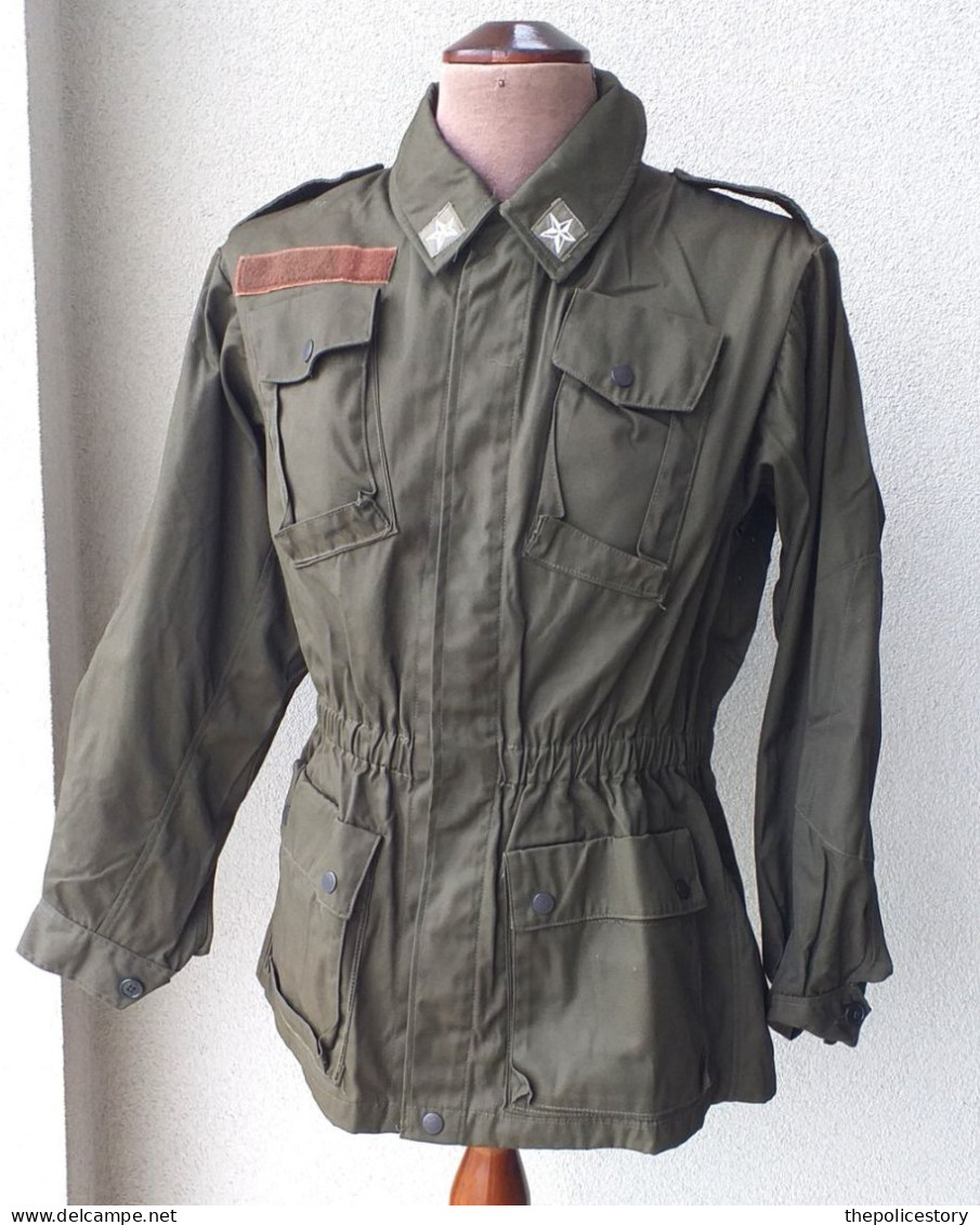 Giacca pantaloni mimetica verde NATO E.I. tg. 44 del 1984 nuova originale etichettata