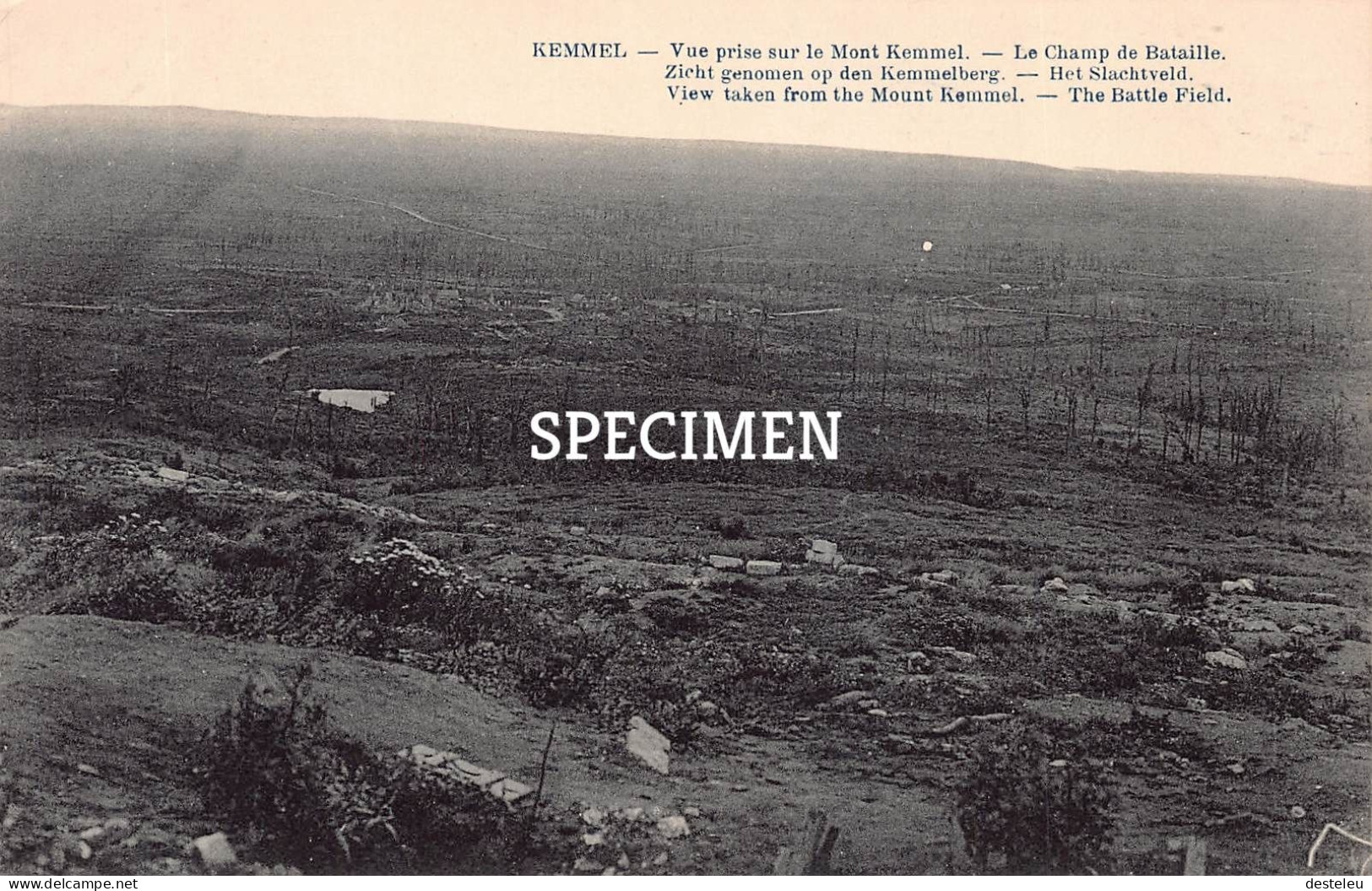 Le Champ De Bataille - Vue Prise Sur Le Mont Kemmel  - Kemmel - Heuvelland