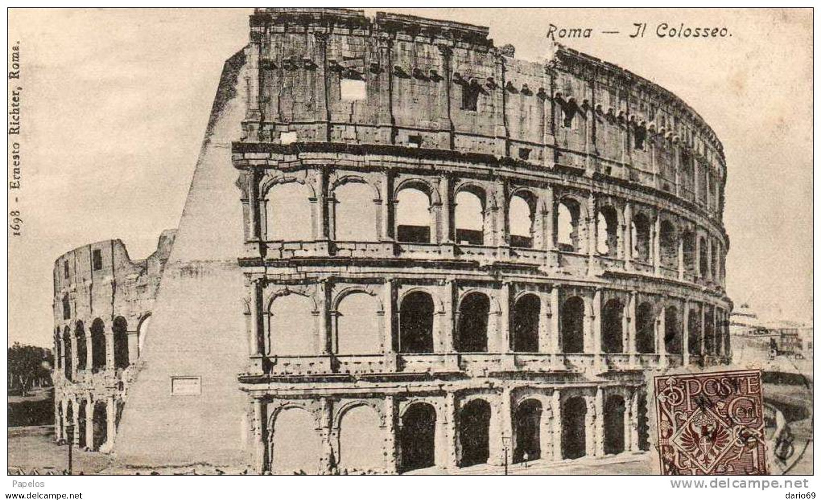 1907  ROMA  IL COLOSSEO - Colosseum