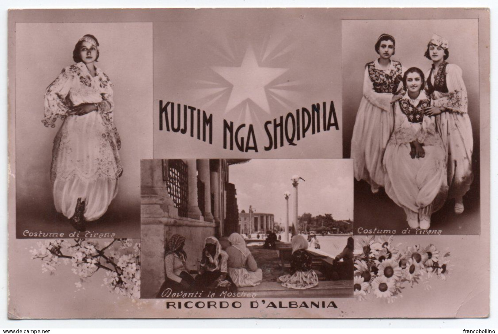 RICORDO D'ALBANIA/ALBANIE - KUJTIM NGA SHQIPNIA / COSTUMES / MOSQUE - Albanie