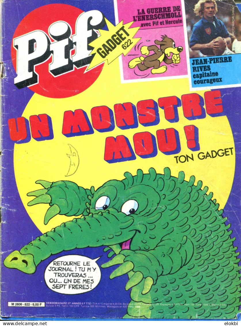 Pif Gadget N°622 - Ayak "La Vie Sauvage" - - Pif Gadget