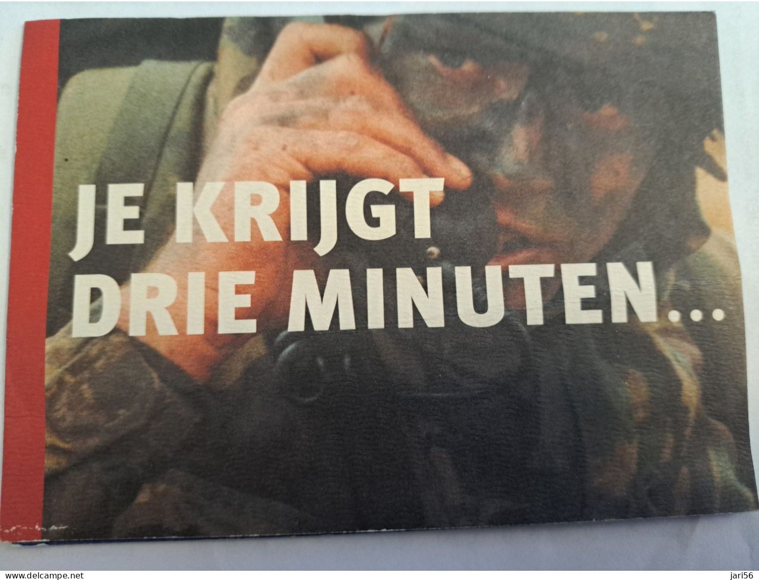 NETHERLANDS      ADVERTISING  / PREPAID / KORPS MARINIERS/ MARINES/ 3 MINUTES/IN CARNET/   MINT   ** 16170** - Privées