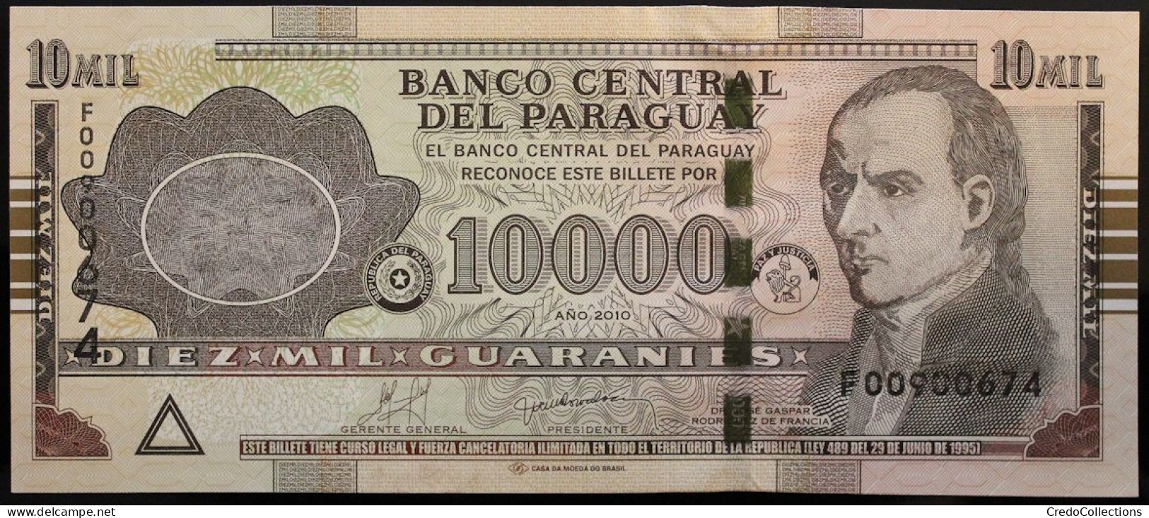 Paraguay - 5000 Guaranies - 2010 - PICK 224d - NEUF - Paraguay