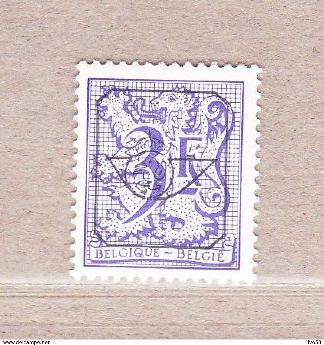 1980 Nr PRE804P4 ** Postfris,Heraldieke Leeuw.3fr. - Typografisch 1951-80 (Cijfer Op Leeuw)