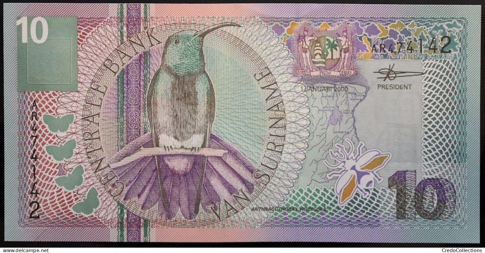 Surinam - 10 Gulden - 2000 - PICK 147 - NEUF - Surinam