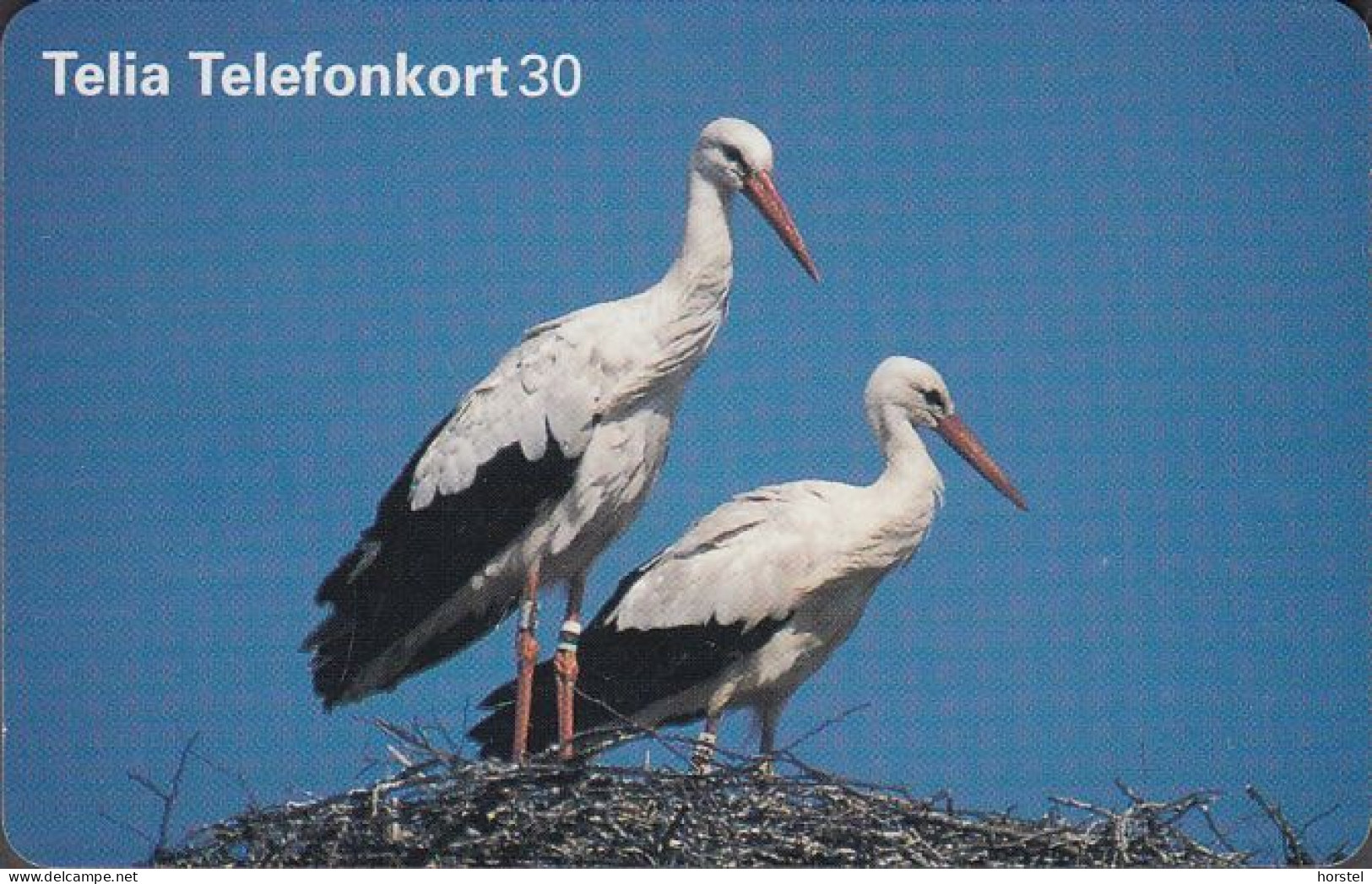 Schweden Chip 211 Storks - Störche  (60111/174) - 1341609 - Suède
