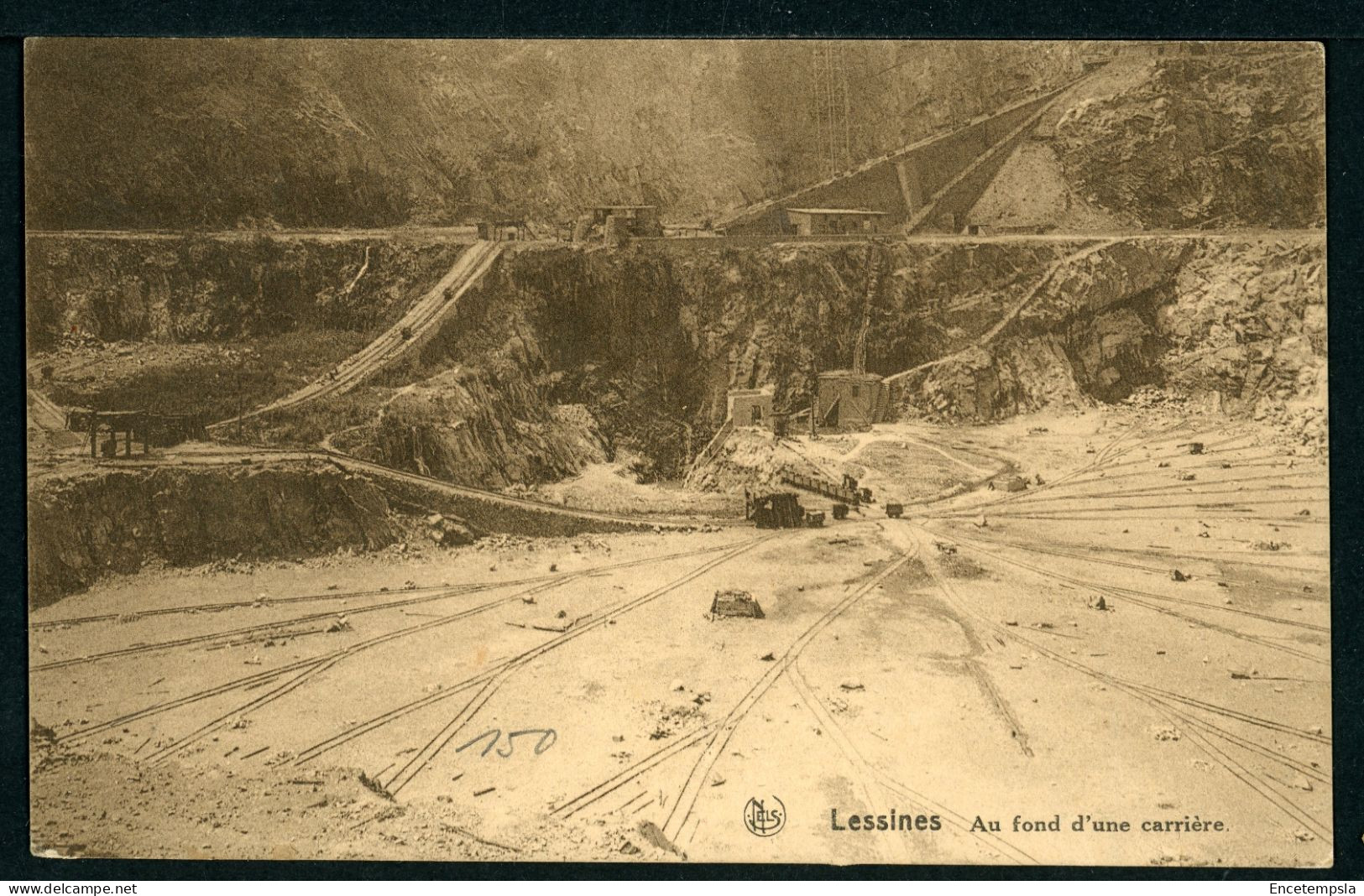 CPA - Carte Postale - Belgique - Lessines - Au Fond D'une Carrière (CP24073) - Lessines