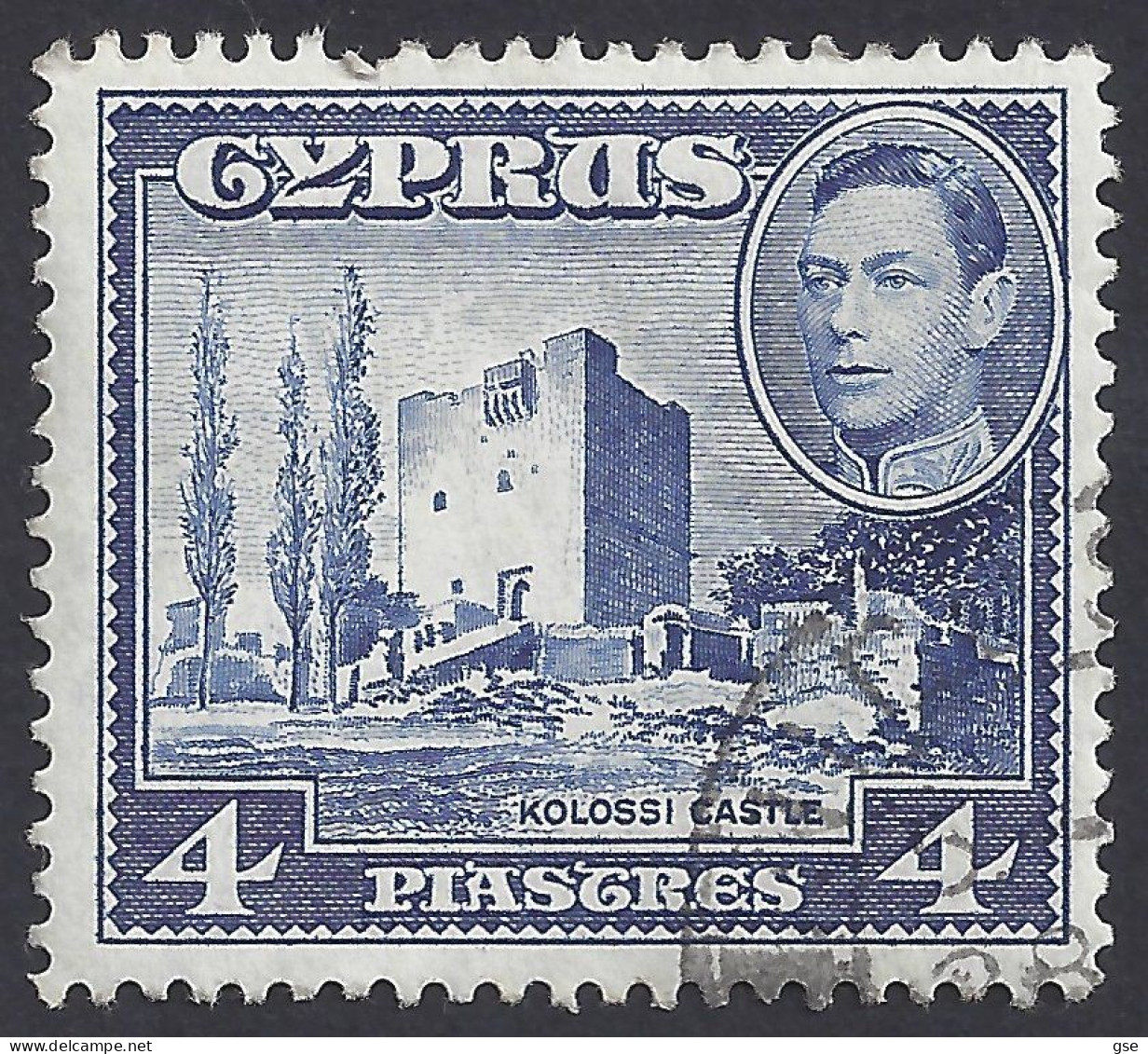 CIPRO 1951 - Yvert 138B° - Giorgio VI | - Cyprus (...-1960)