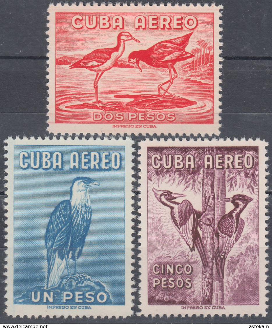 CUBA 1962, BIRDS, COMPLETE MNH SERIES With GOOD QUALITY,*** - Unused Stamps