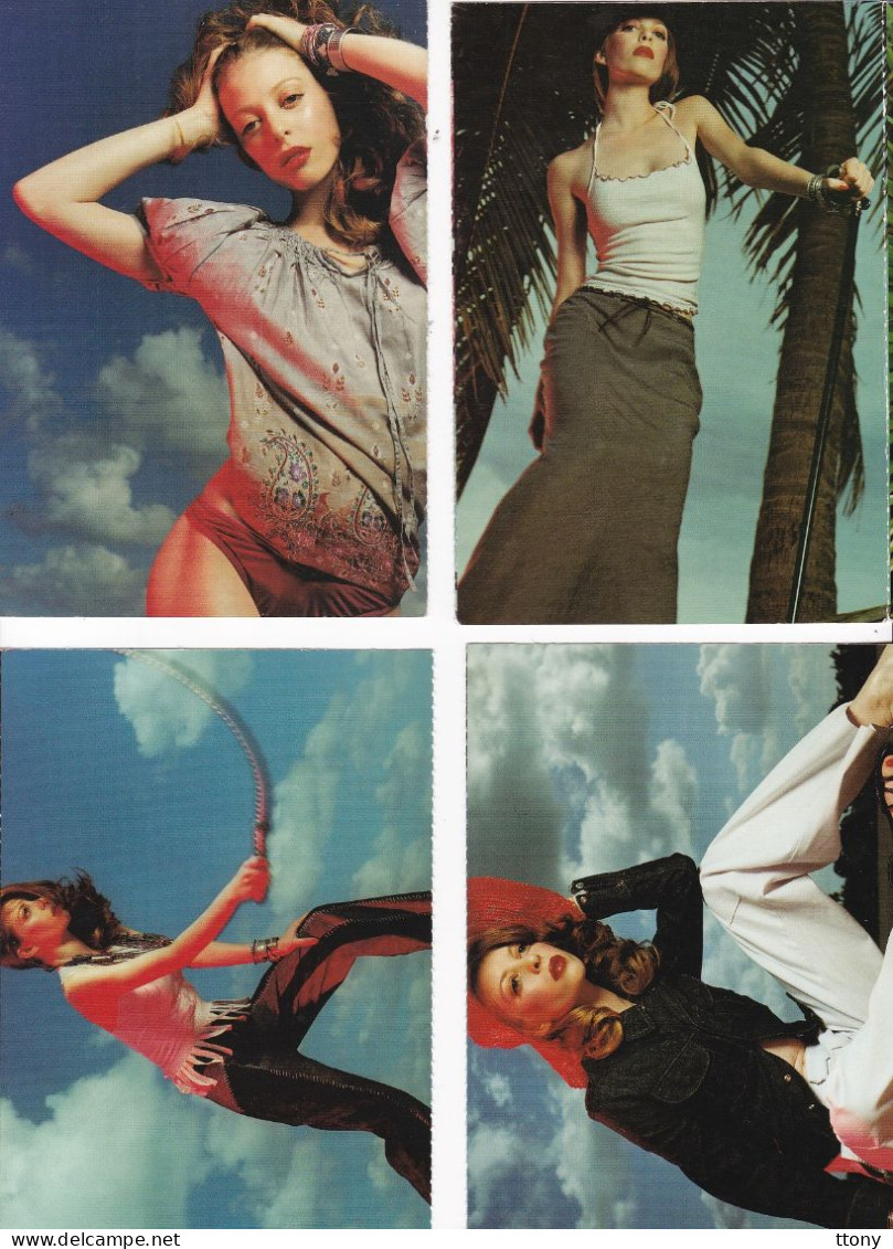 8 Cartes Postales Mode Cimarron Femme   Année  2000 - Mode