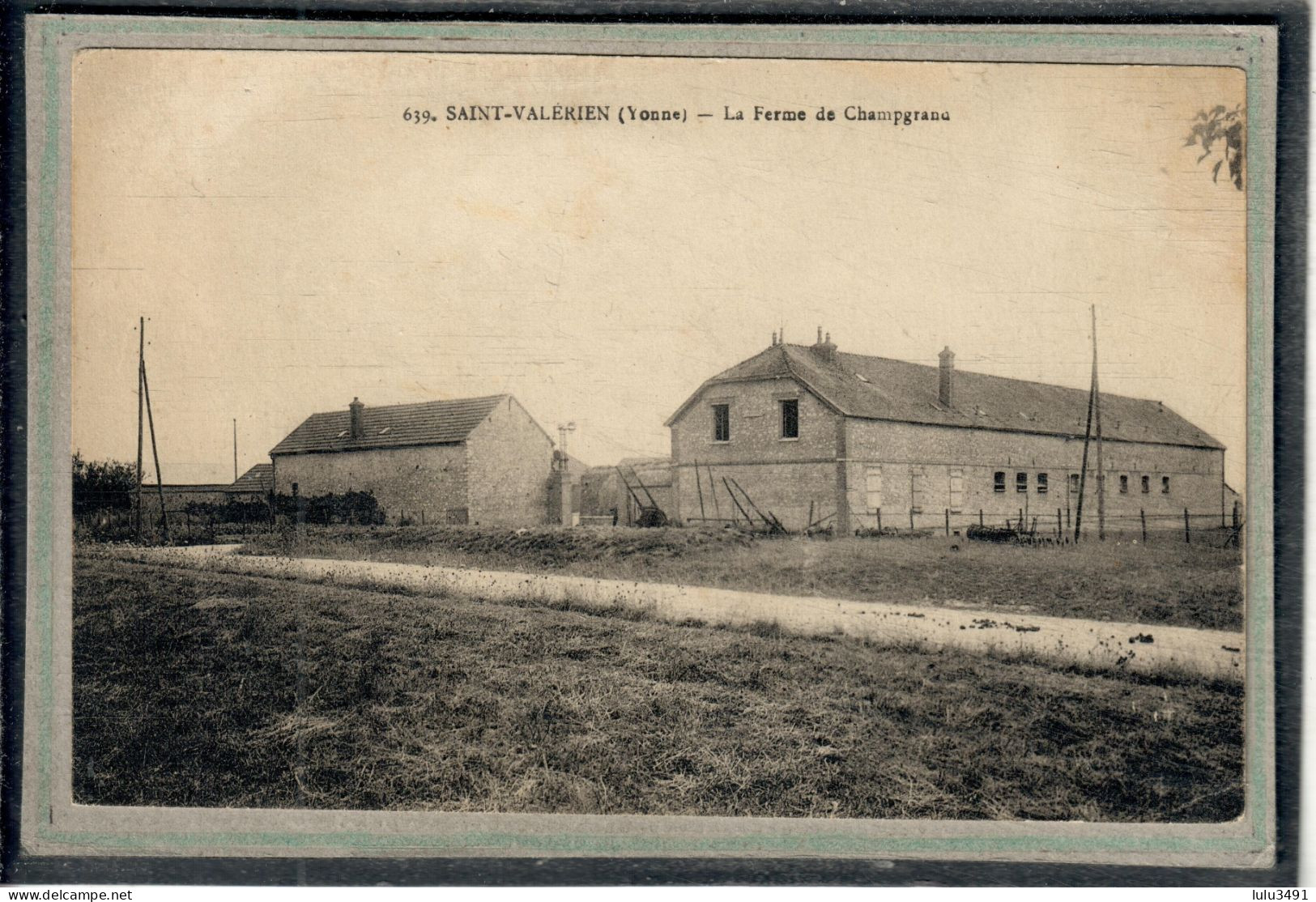 CPA (89) SAINT-VALERIEN - Aspect De La Ferme De Champgrand En 1910 - Saint Valerien