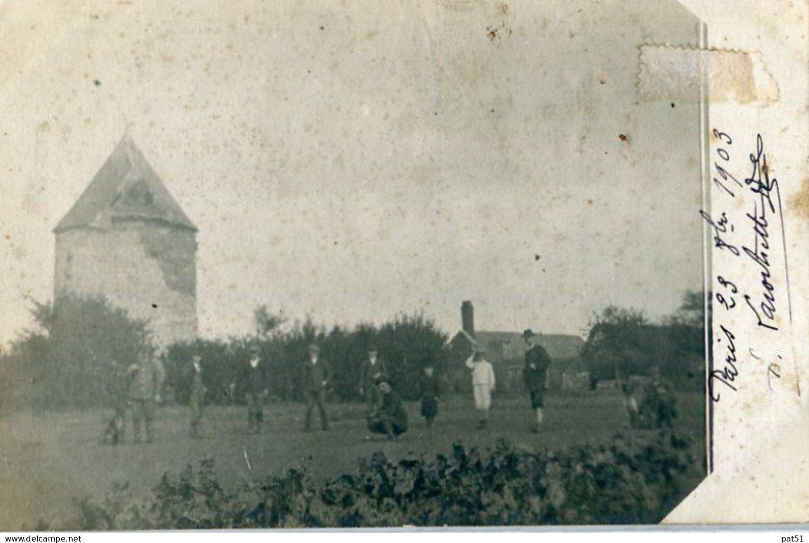 75 - Paris  : Deux  CP-Photo - Moulin De Longchamp ? - Zonder Classificatie