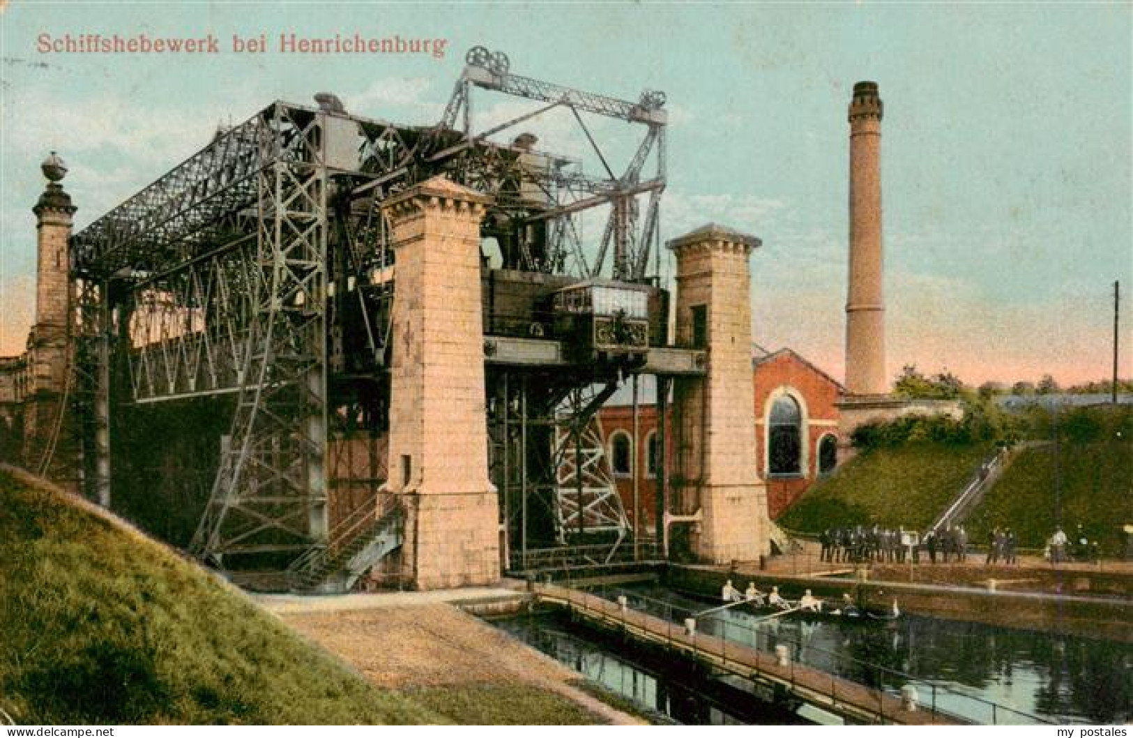 73909745 Henrichenburg Schiffshebewerk Ansicht - Waltrop