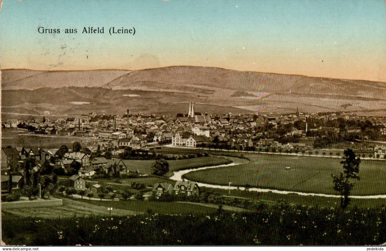 E8394 - Alfeld An Der Leine Gruß Aus - Feldpost 1. WK WW - H. Bock - Alfeld