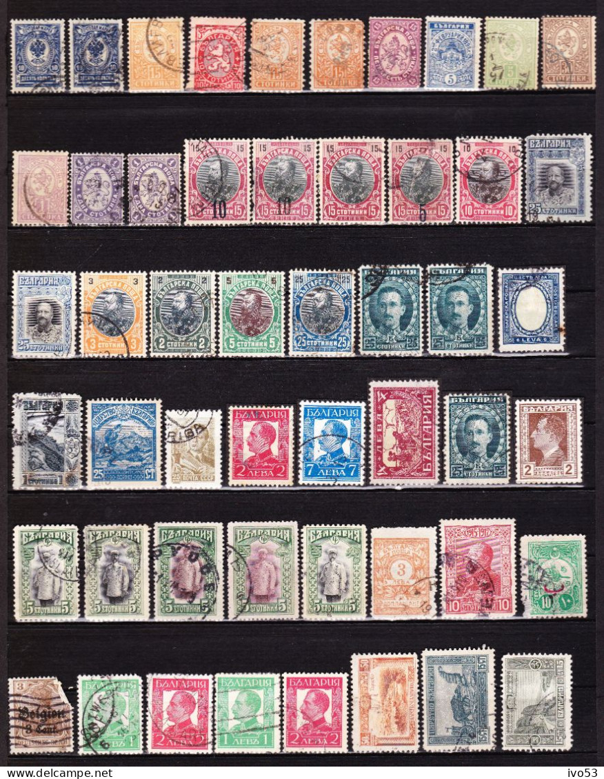 Lot Zegels Bulgarije:gestempeld/used (3 Scans) - Collections, Lots & Series