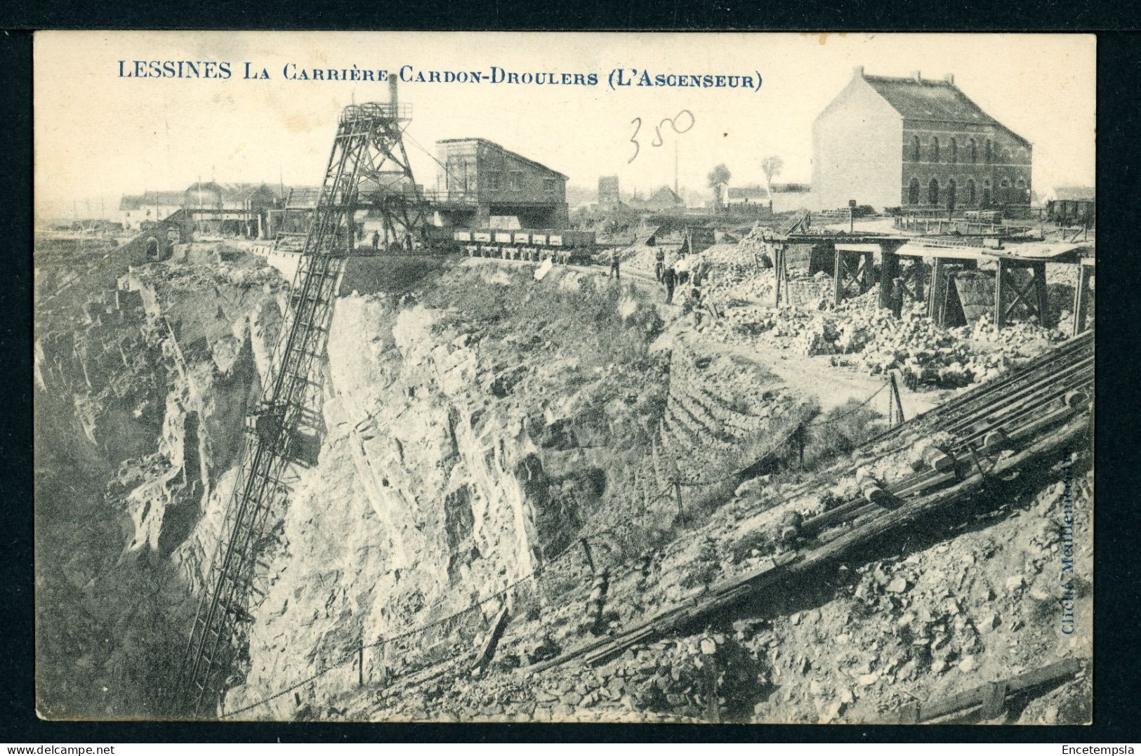 CPA - Carte Postale - Belgique - Lessines - La Carrière Cardon Droulers (L'Ascenseur) (CP24075) - Lessen