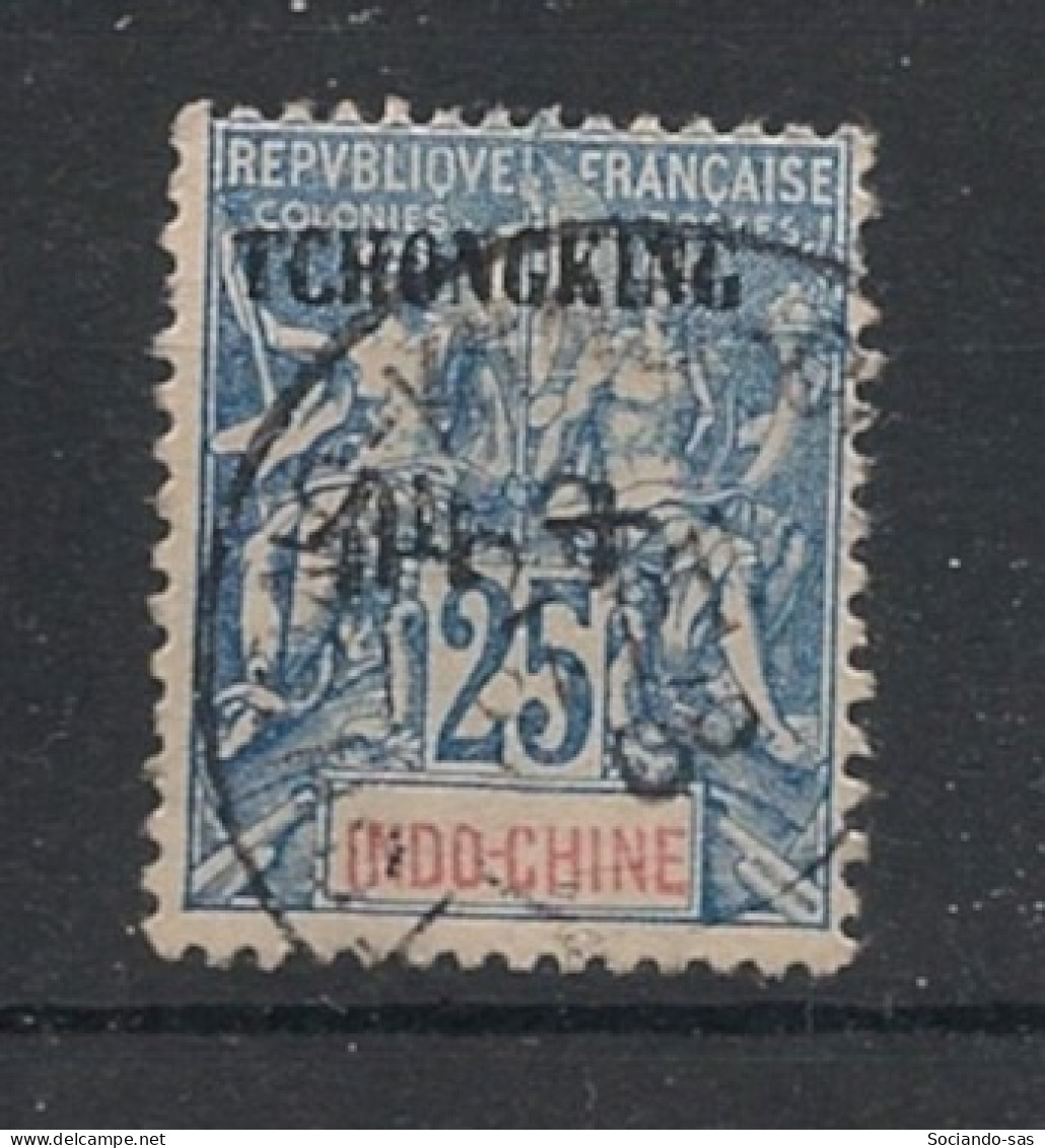 TCH'ONG-K'ING - 1903 - N°YT. 39 - Type Groupe 25c Bleu - Oblitéré / Used - Usados