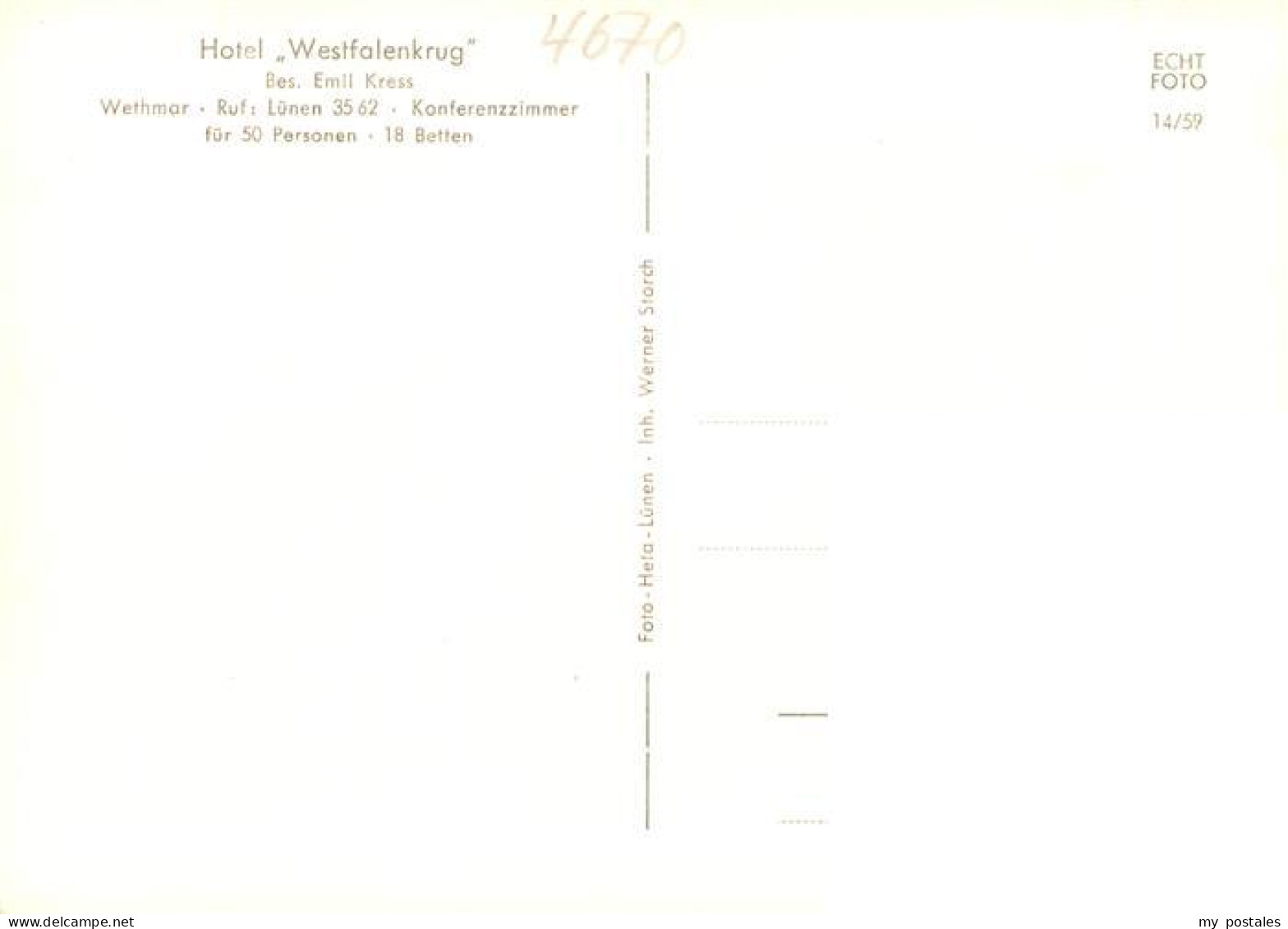 73869815 Luenen Hotel Westfalen Krug Restaurant Luenen - Luenen