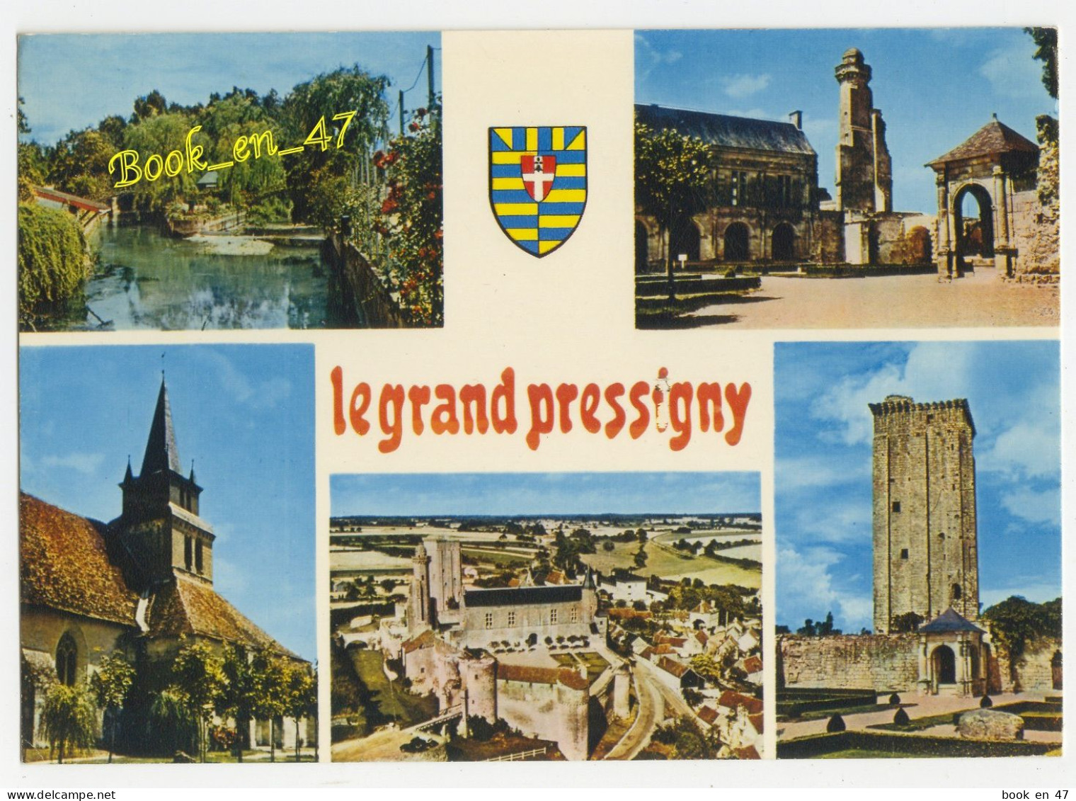 {90537} 37 Indre Et Loire Le Grand Pressigny , Multivues ; Tour Vironne Et Puits , Eglise , Château , Paysage - Le Grand-Pressigny