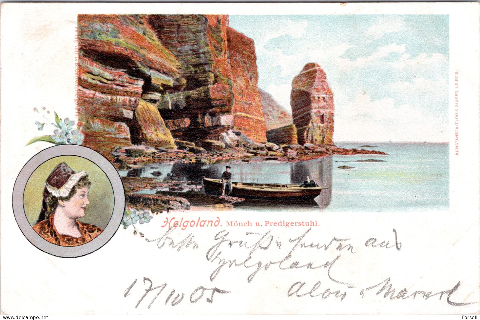 Helgoland , Mönch & Predigerstuhl (1905) - Helgoland