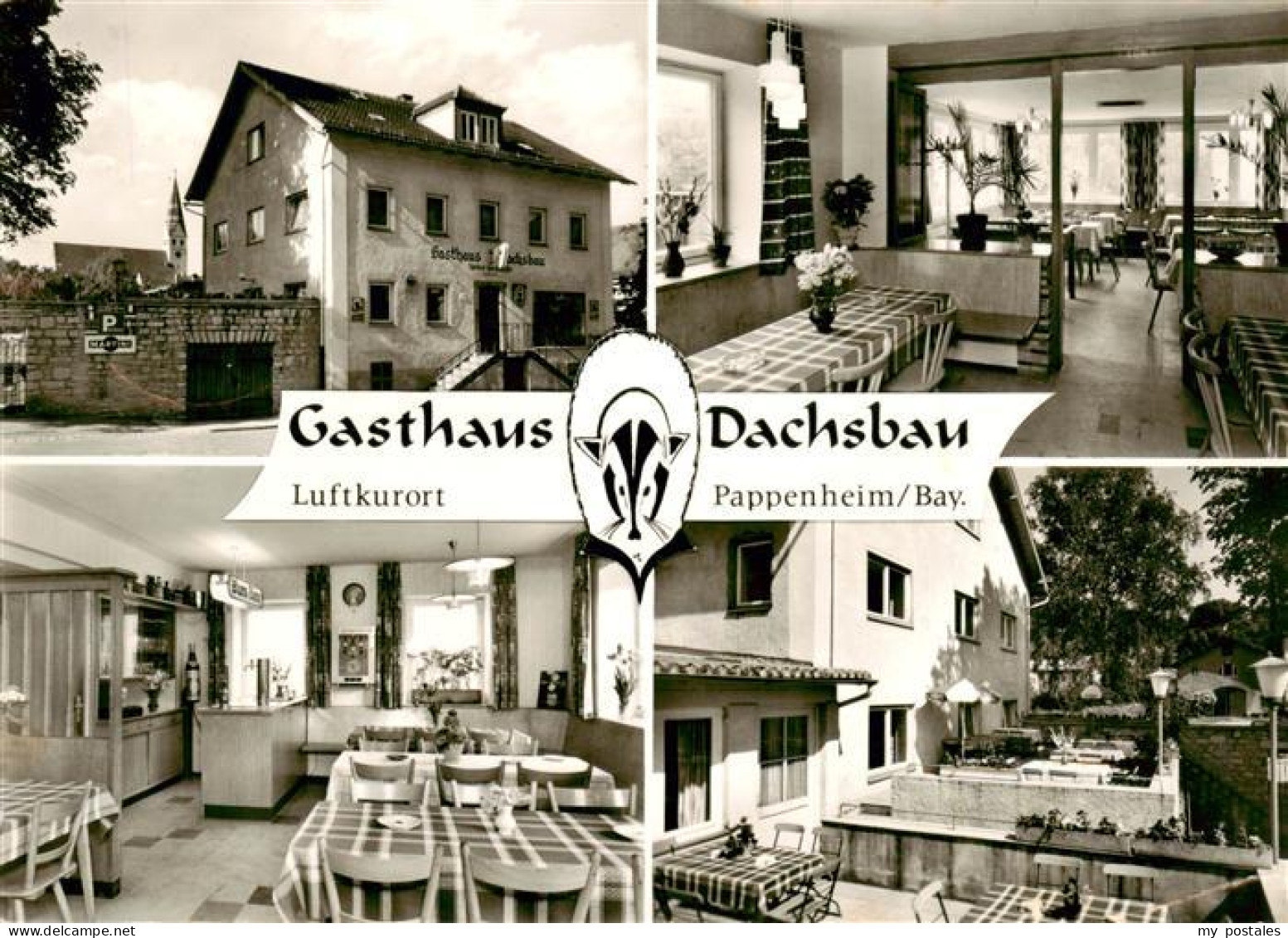 73869691 Pappenheim Mittelfranken Gasthaus Dachsbau Gaststaette Pension Terrasse - Pappenheim