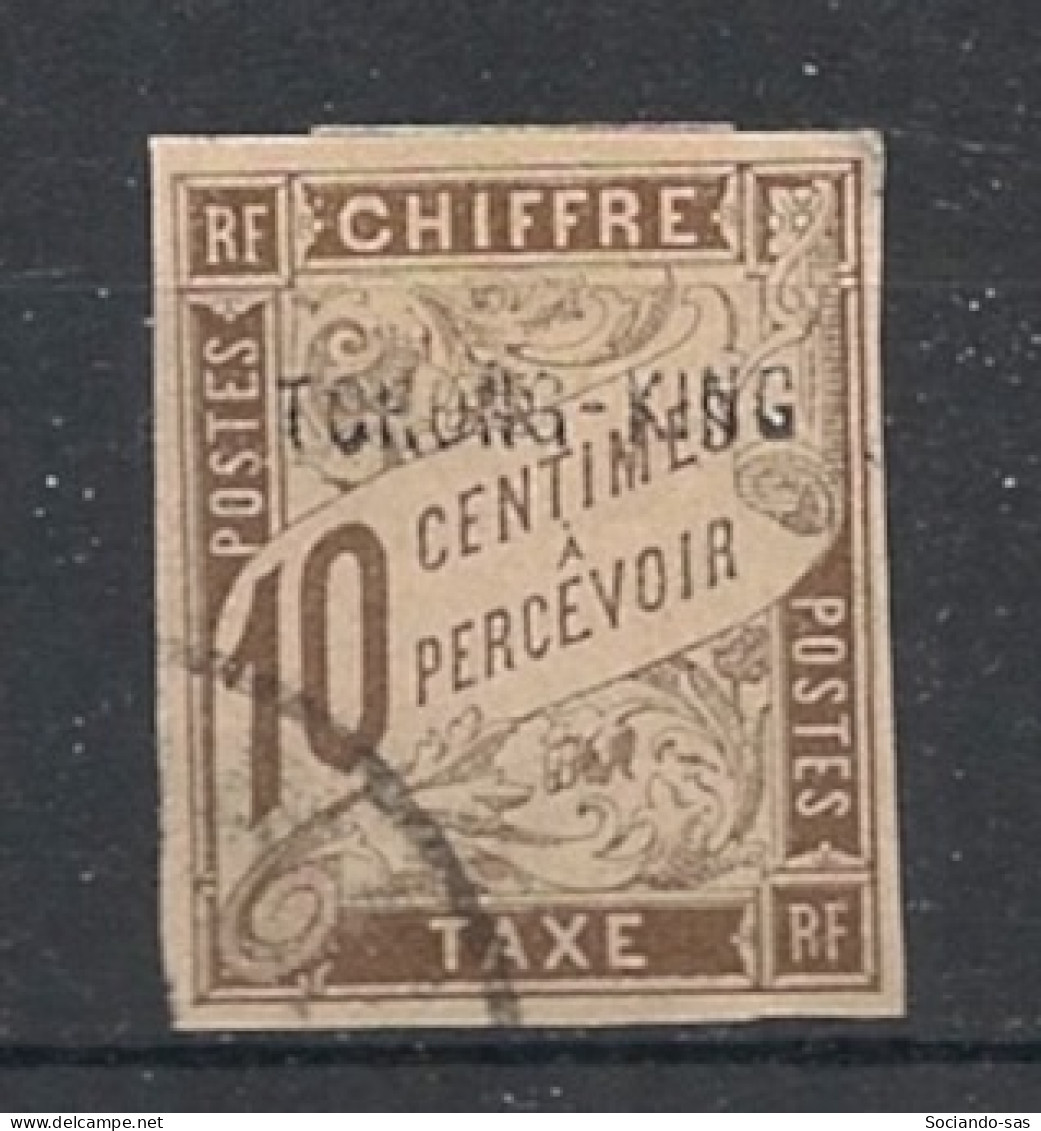 TCH'ONG-K'ING - 1903 - Taxe TT N°YT. 10 - Type Duval 10c Brun - Oblitéré / Used - Gebraucht