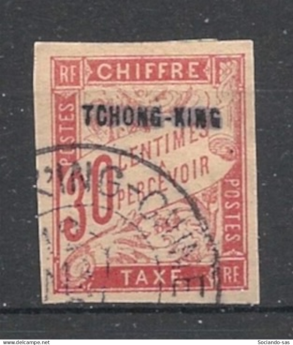 TCH'ONG-K'ING - 1903 - Taxe TT N°YT. 12 - Type Duval 30c Carmin - Oblitéré / Used - Usati