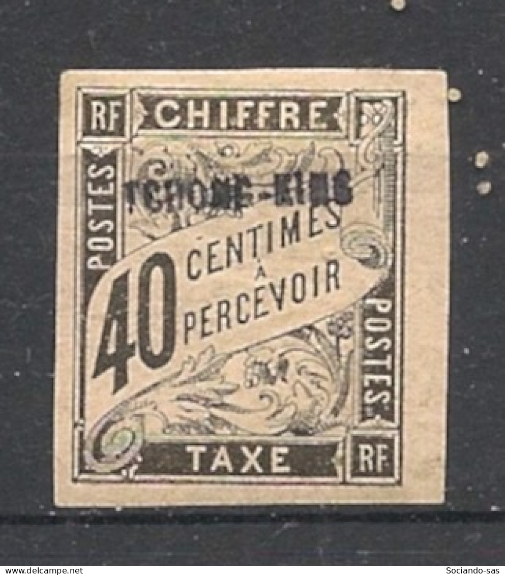 TCH'ONG-K'ING - 1903 - Taxe TT N°YT. 4 - Type Duval 40c Noir - Neuf * / MH VF - Nuovi