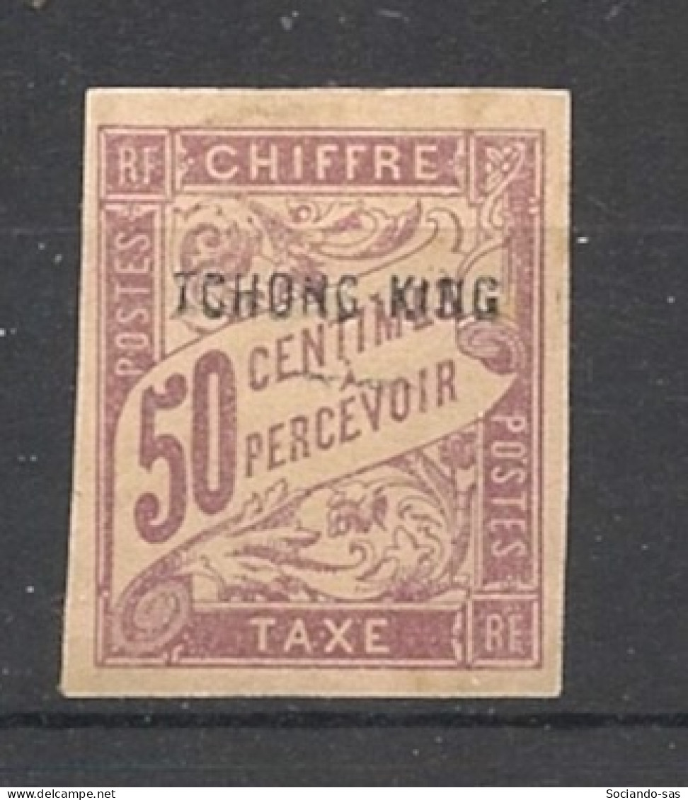 TCH'ONG-K'ING - 1903 - Taxe TT N°YT. 13 - Type Duval 50c Lilas - Neuf * / MH VF - Unused Stamps