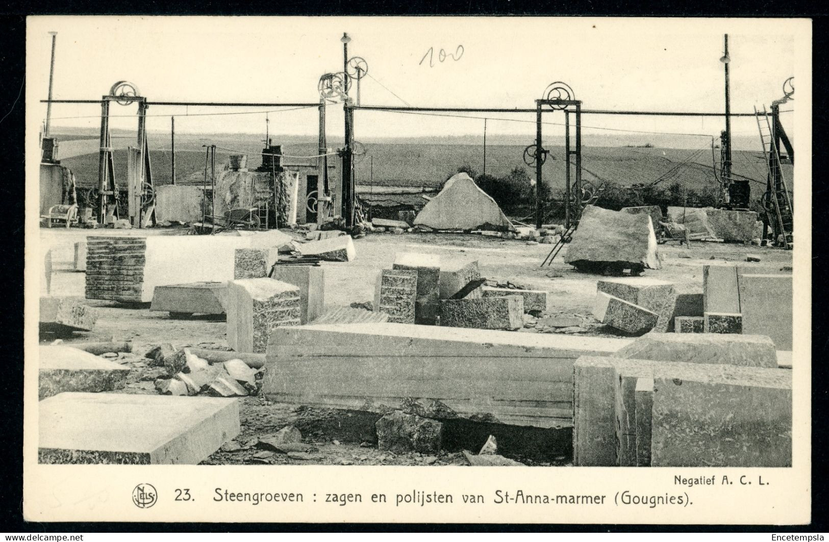 CPA - Carte Postale - Belgique - Gougnies - Steengroeven - Zagen En Polijsten Van St Anna Marmer (CP24076) - Gerpinnes