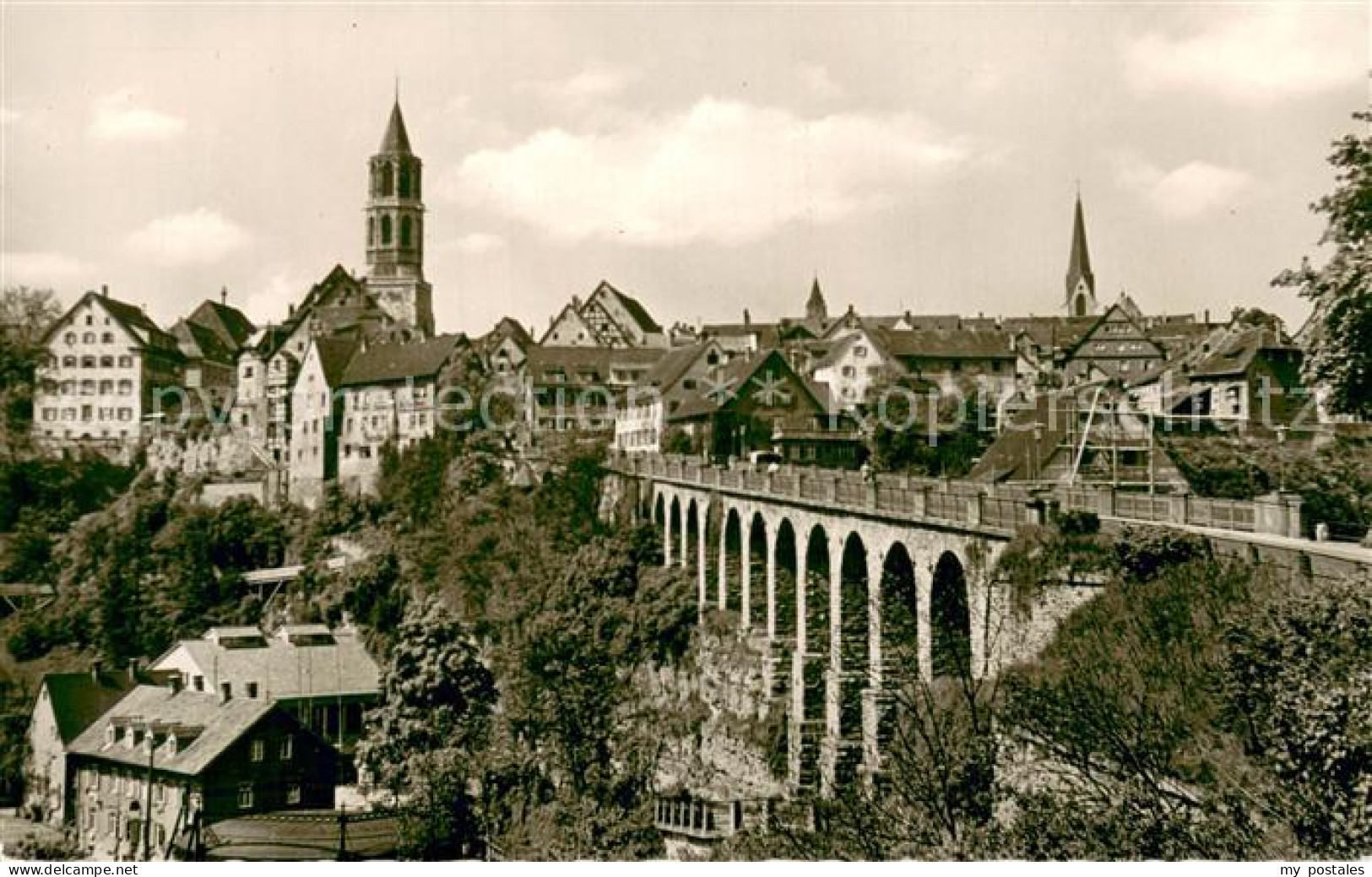 73763597 Rottweil Neckar Stadtansicht Mit Kirche Und Viadukt Rottweil Neckar - Rottweil