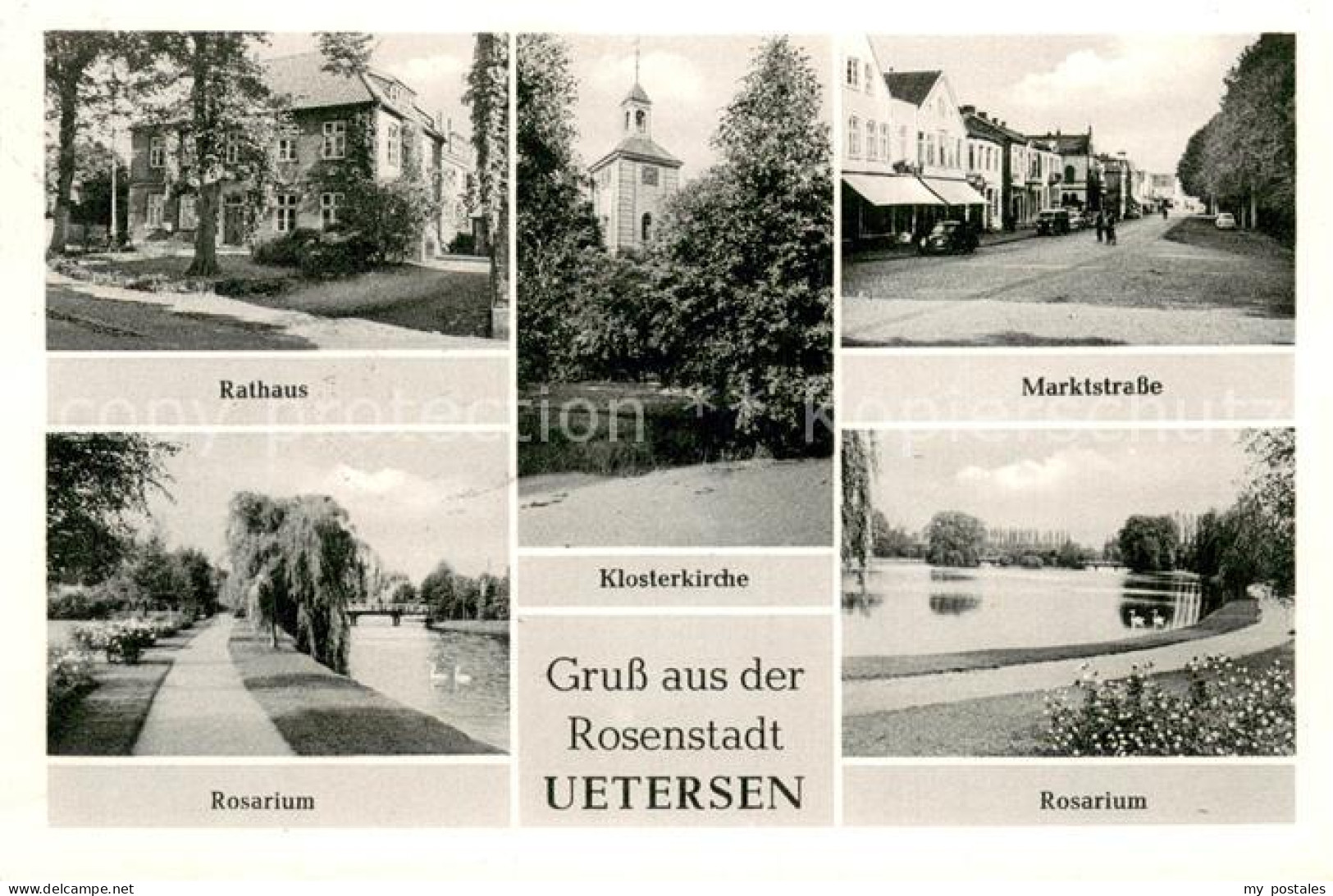 73763518 Uetersen Rathaus Rosarium Klosterkirche Marktstrasse Rosarium Uetersen - Uetersen