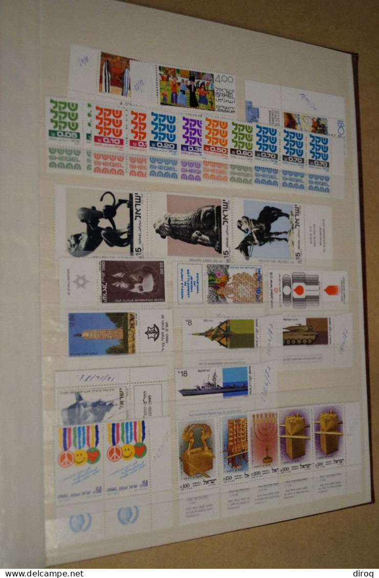 Gros album complet,collection,Israel ,timbres neuf avec gomme,collector,collection