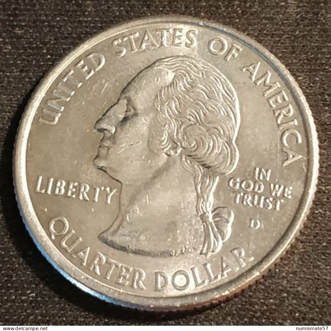 ETATS UNIS - USA - ¼ - 1/4 DOLLAR 2008 D - Quarter - NEW MEXICO - Nouveau Mexique - KM 422 - Quarter Dollar - 1999-2009: State Quarters