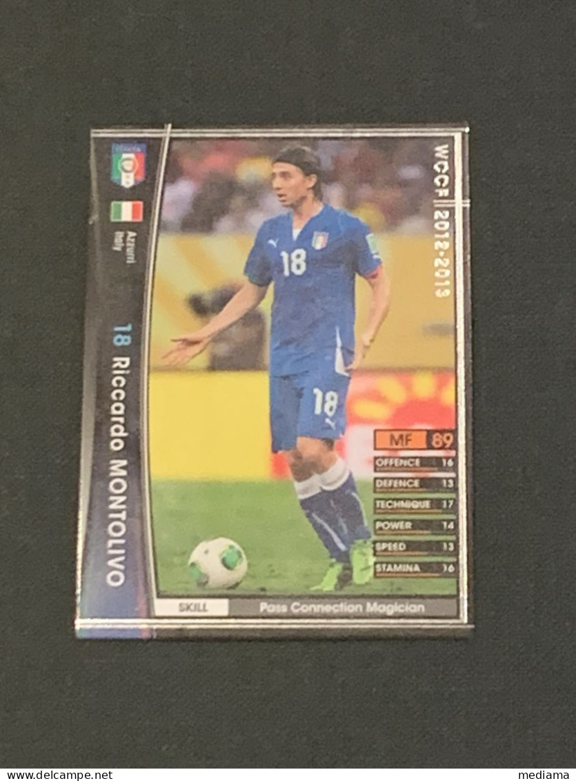 CARD PANINI WCCF GIAPPONE 2012 2013 RICCARDO MONTOLIVO ITALIA - Other & Unclassified