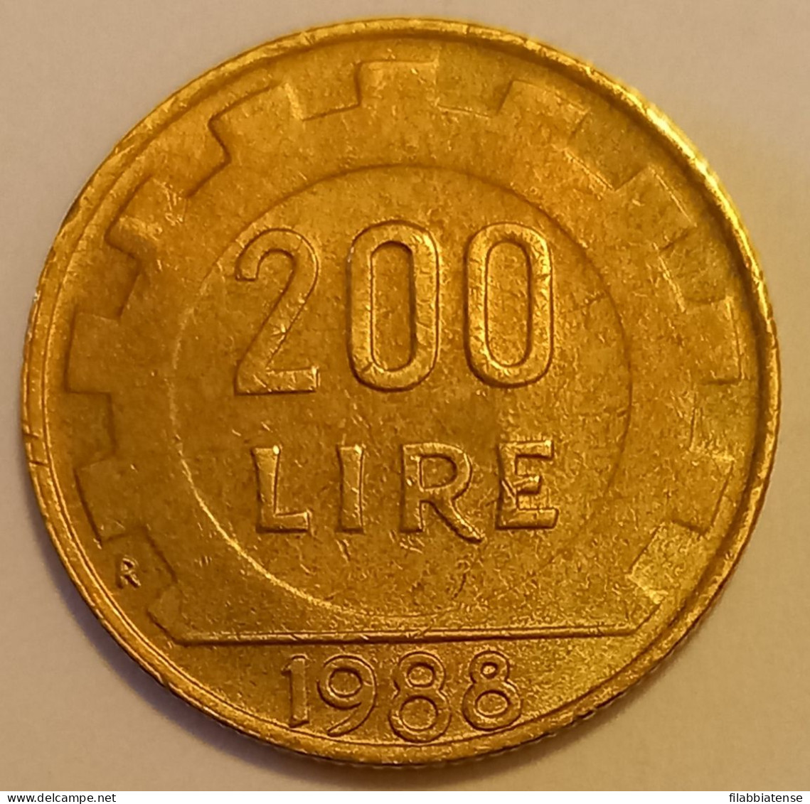 1988 - Italia 200 Lire      ---- - 200 Liras