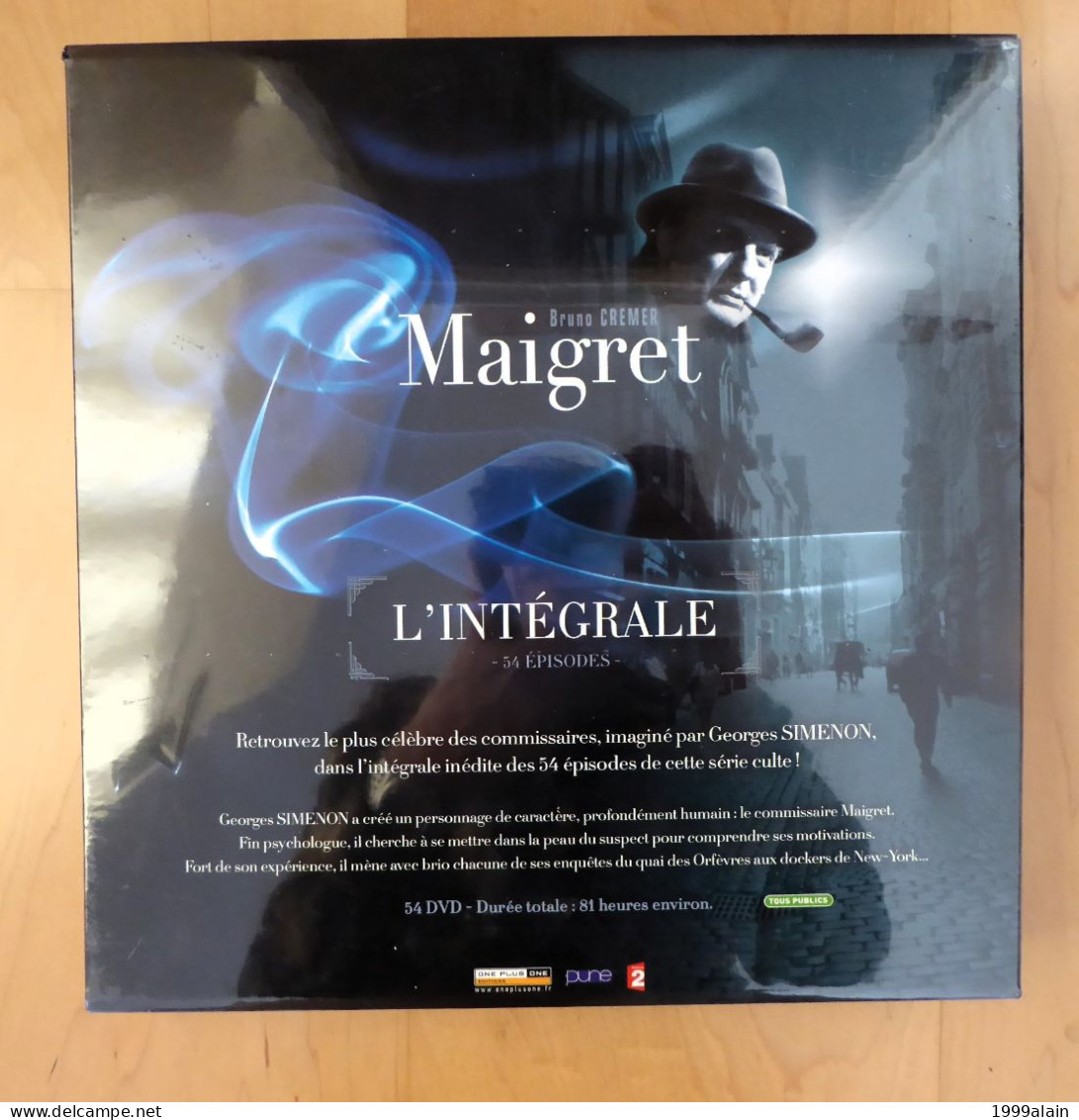 MAIGRET INTEGRALE 54 DVD - EDITION SPECIALE FNAC - NEUF SOUS CELLOPHANE - Serie E Programmi TV