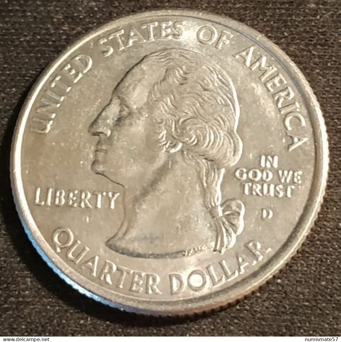 ETATS UNIS - USA - ¼ - 1/4 DOLLAR 2007 D - Wyoming - KM 399 - Quarter Dollar - 1999-2009: State Quarters