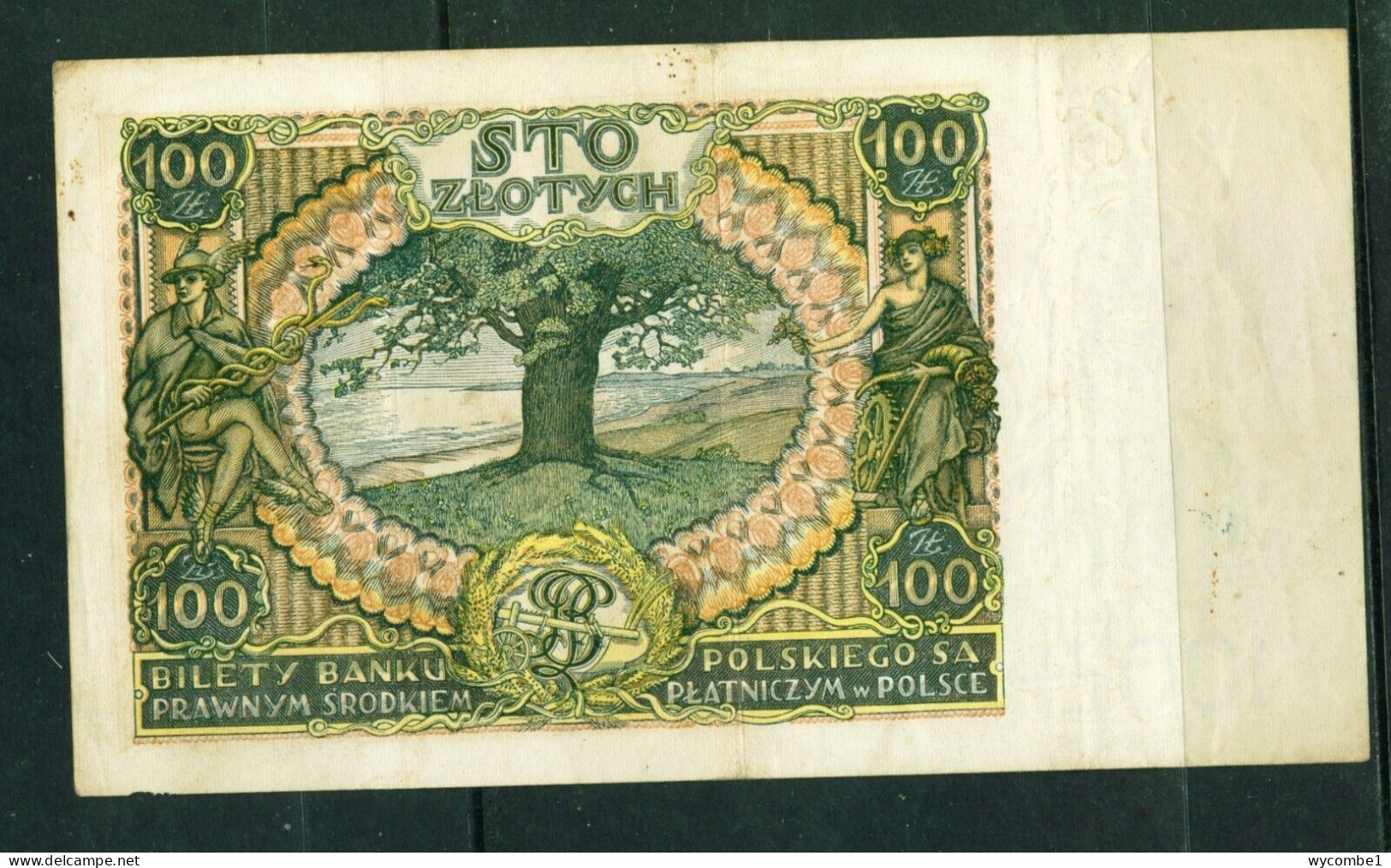 POLAND - 1934 100 Zloty Circulated Banknote - Pologne