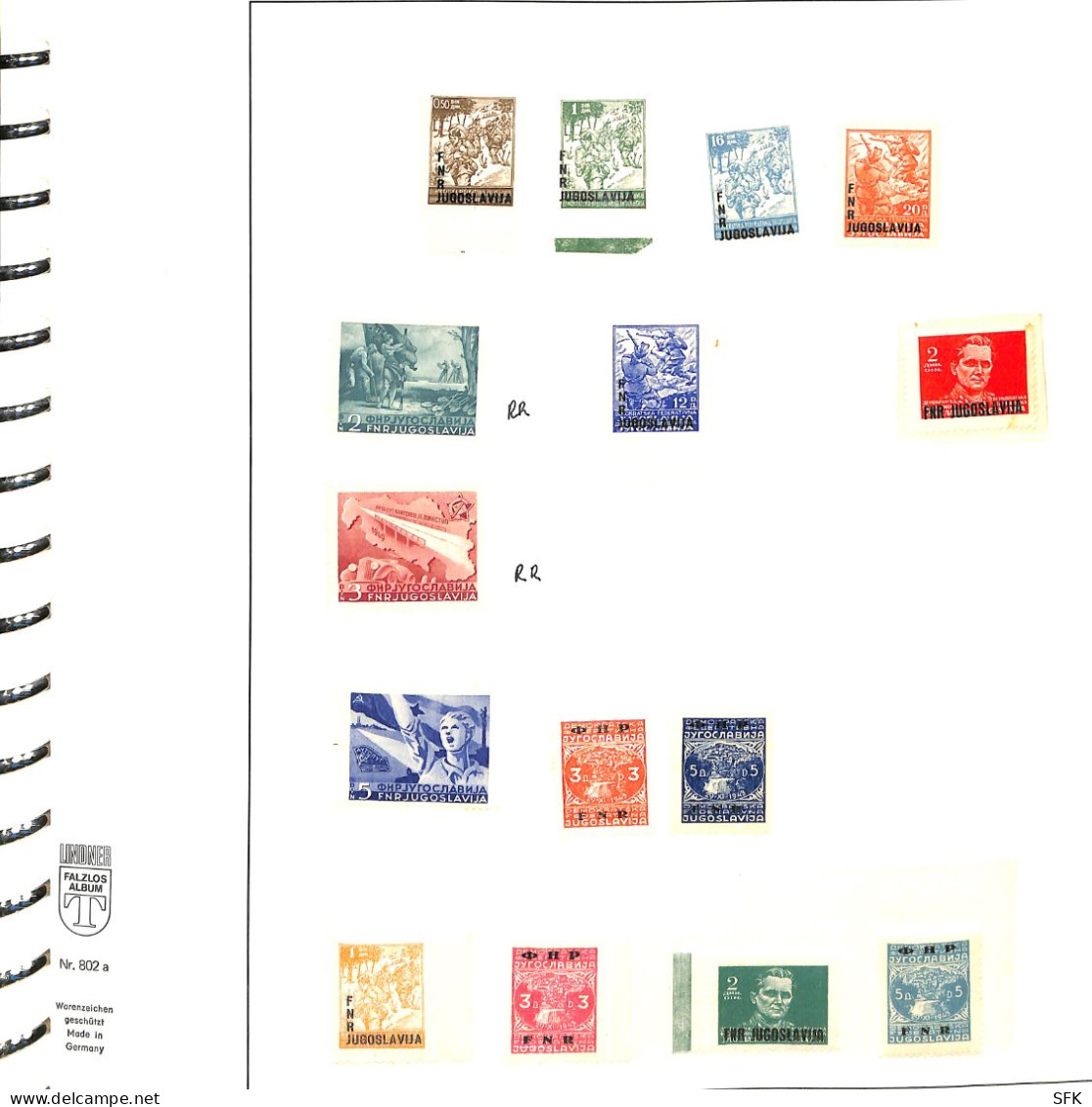 1944/78 Complete Yugoslavia On Lindner Sheets (up From 1962 In The Album) With All Franco Commemoratives, MNH - Verzamelingen & Reeksen