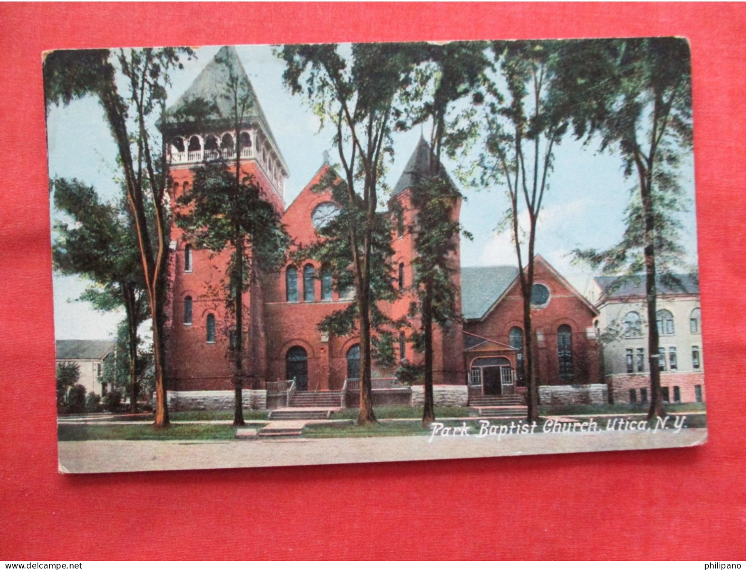 Park Baptist Church.   Utica   New York >    Ref 6296 - Utica