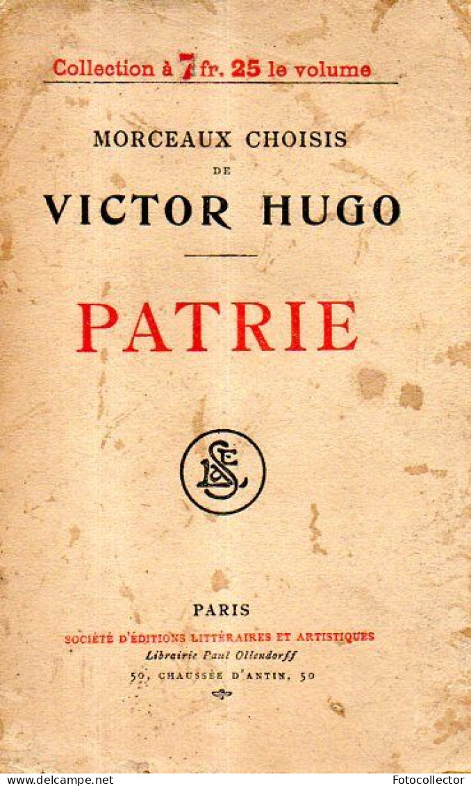 Poésie : Patrie Par Victor Hugo - French Authors