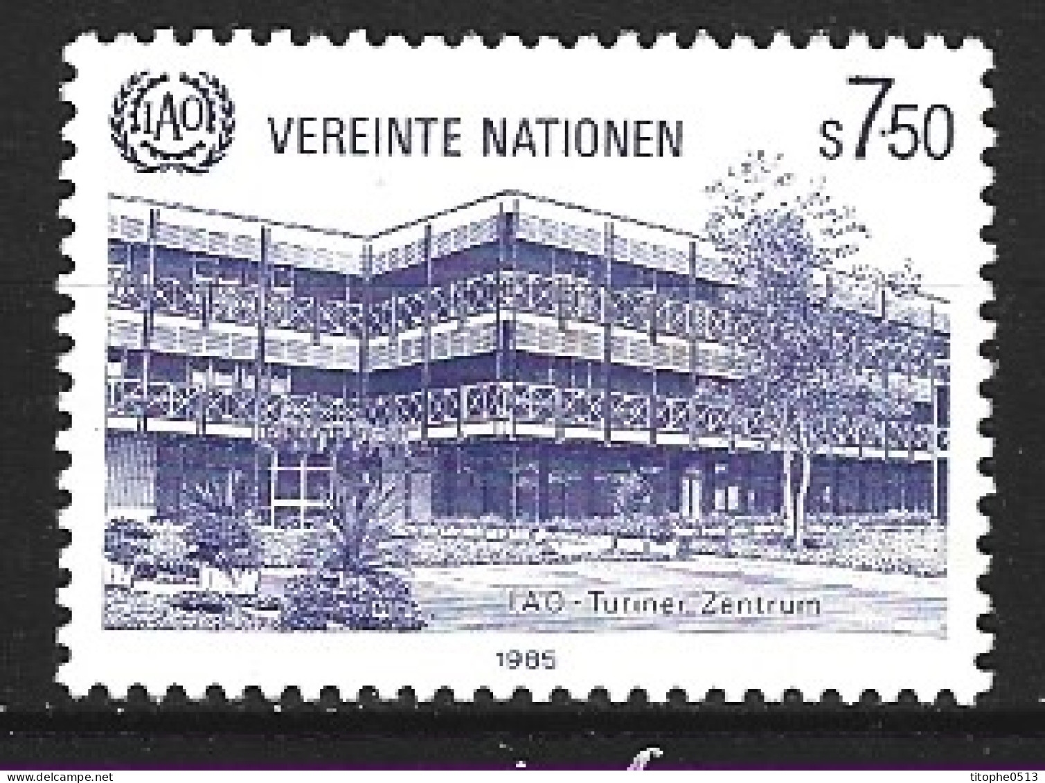 ONU VIENNE. N°47 De 1985. Centre De Perfectionnement Professionnel. - Ungebraucht