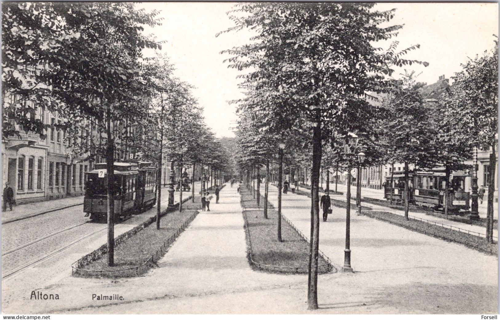 Altona , Palmaille (Strassenbahn) (Ungebraucht) - Altona