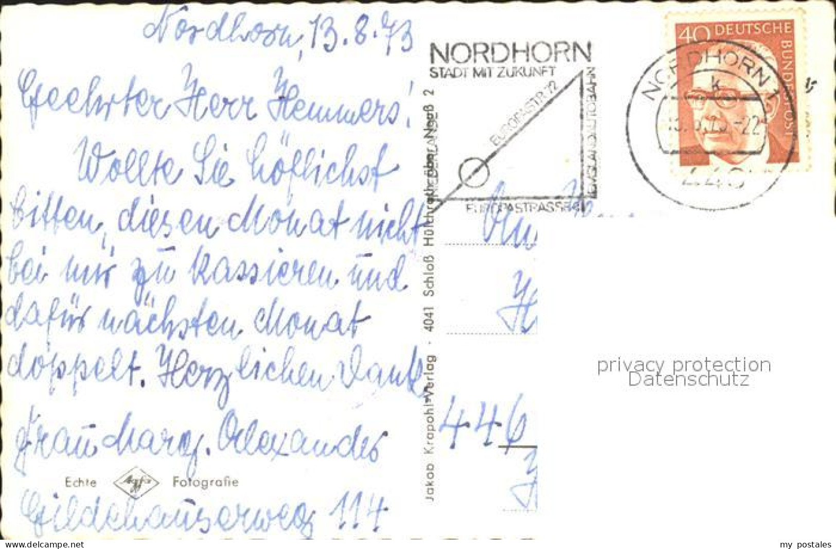 72281870 Nordhorn Neuenhauser Strasse Nino- Verwaltung Konzert- Und Theatersaal  - Nordhorn