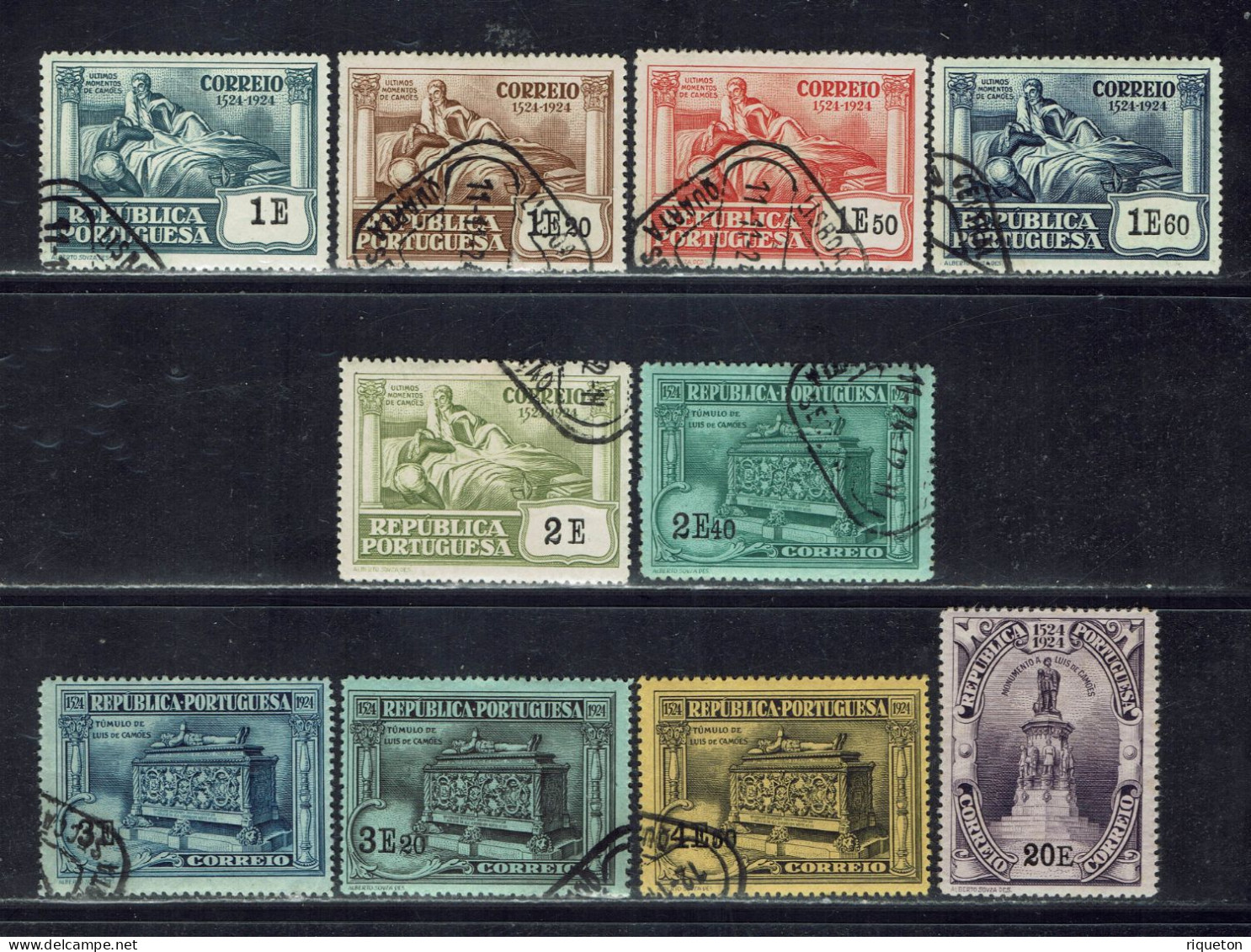 Portugal. 1924. N° 319 à 327 Oblitérés + 329* - Oblitérés
