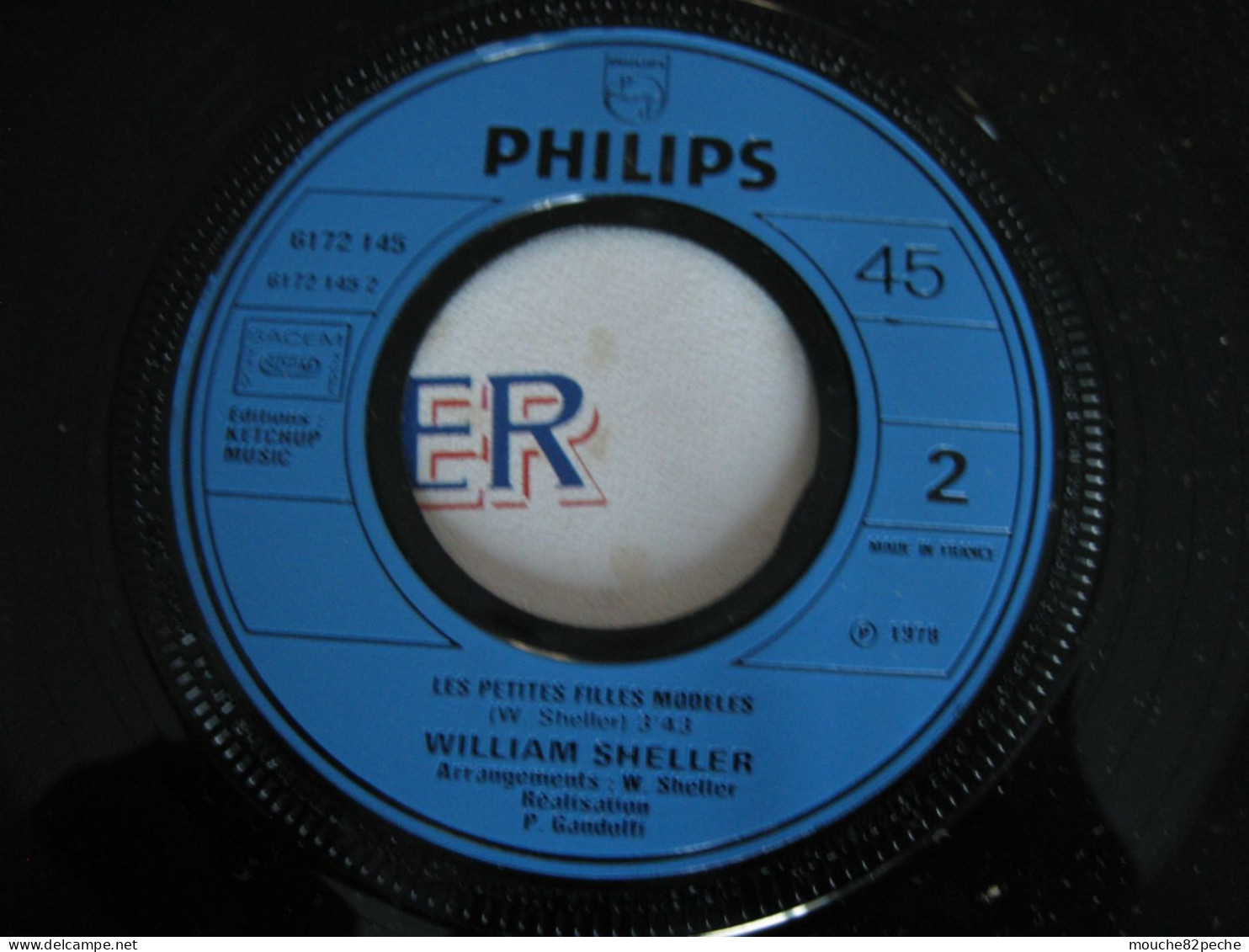 45 T - WILLIAM SHELLER - J'ME GENERAIS PAS POUR DIRE QUE J'T'AIME ENCORE - PROMO - Disco, Pop